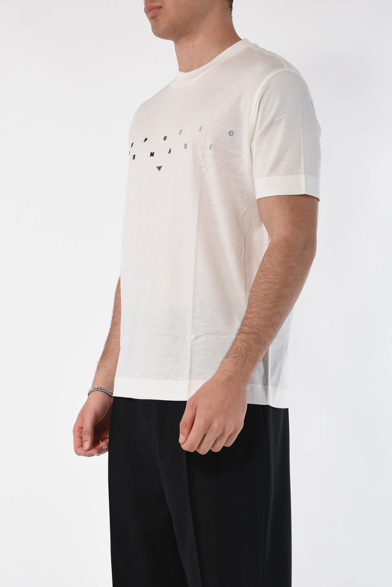 EMPORIO ARMANI T-shirt in lyocell