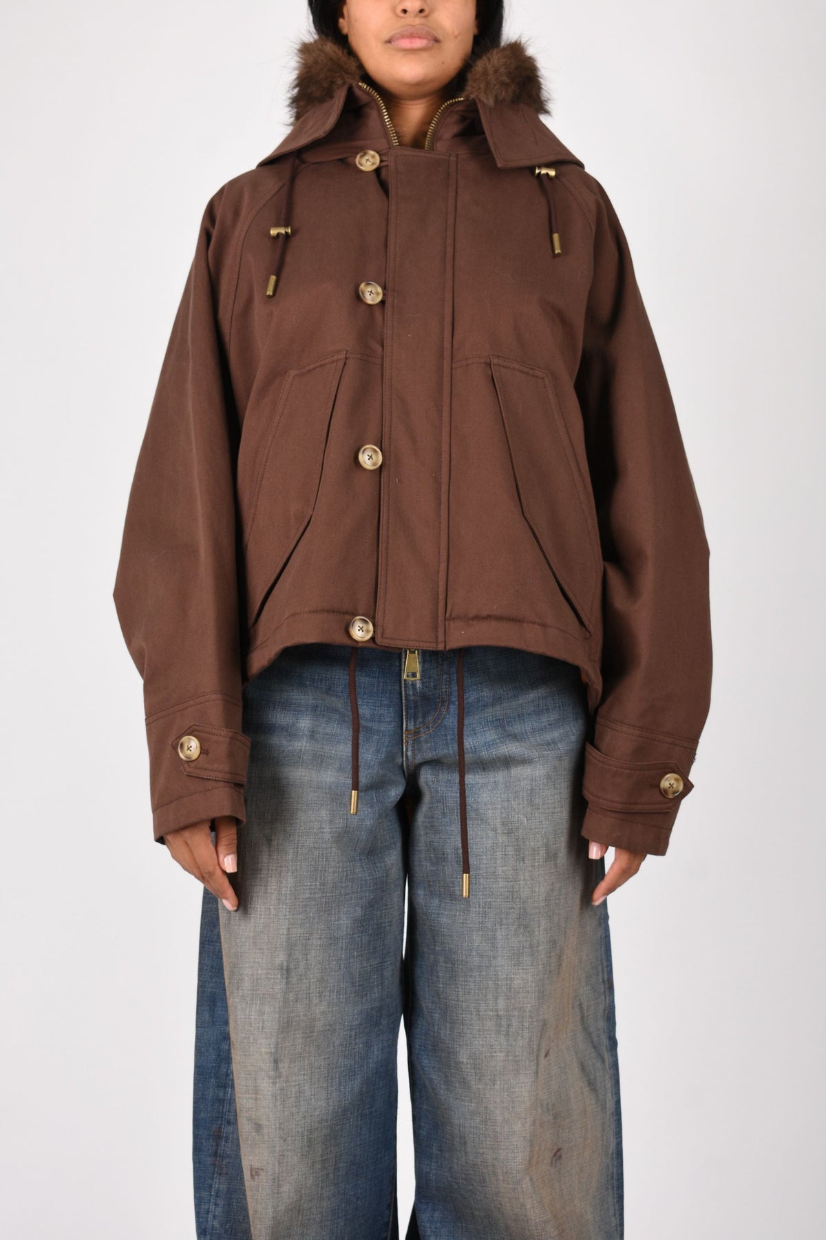 PARKA CORTO IN NYLON  SG517