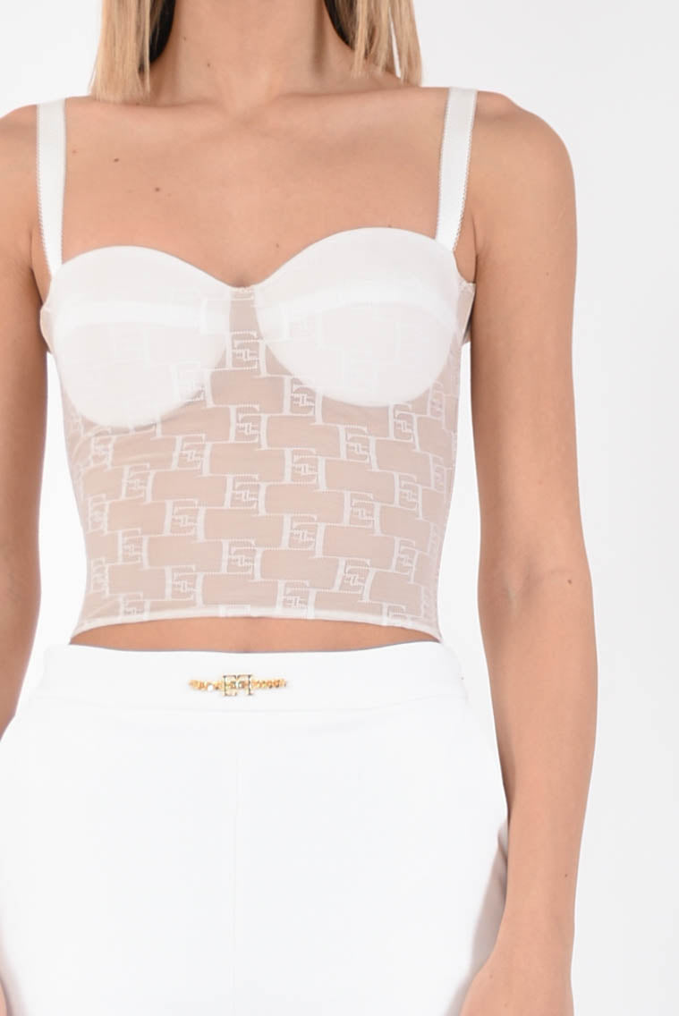 ELISABETTA FRANCHI top a bustier