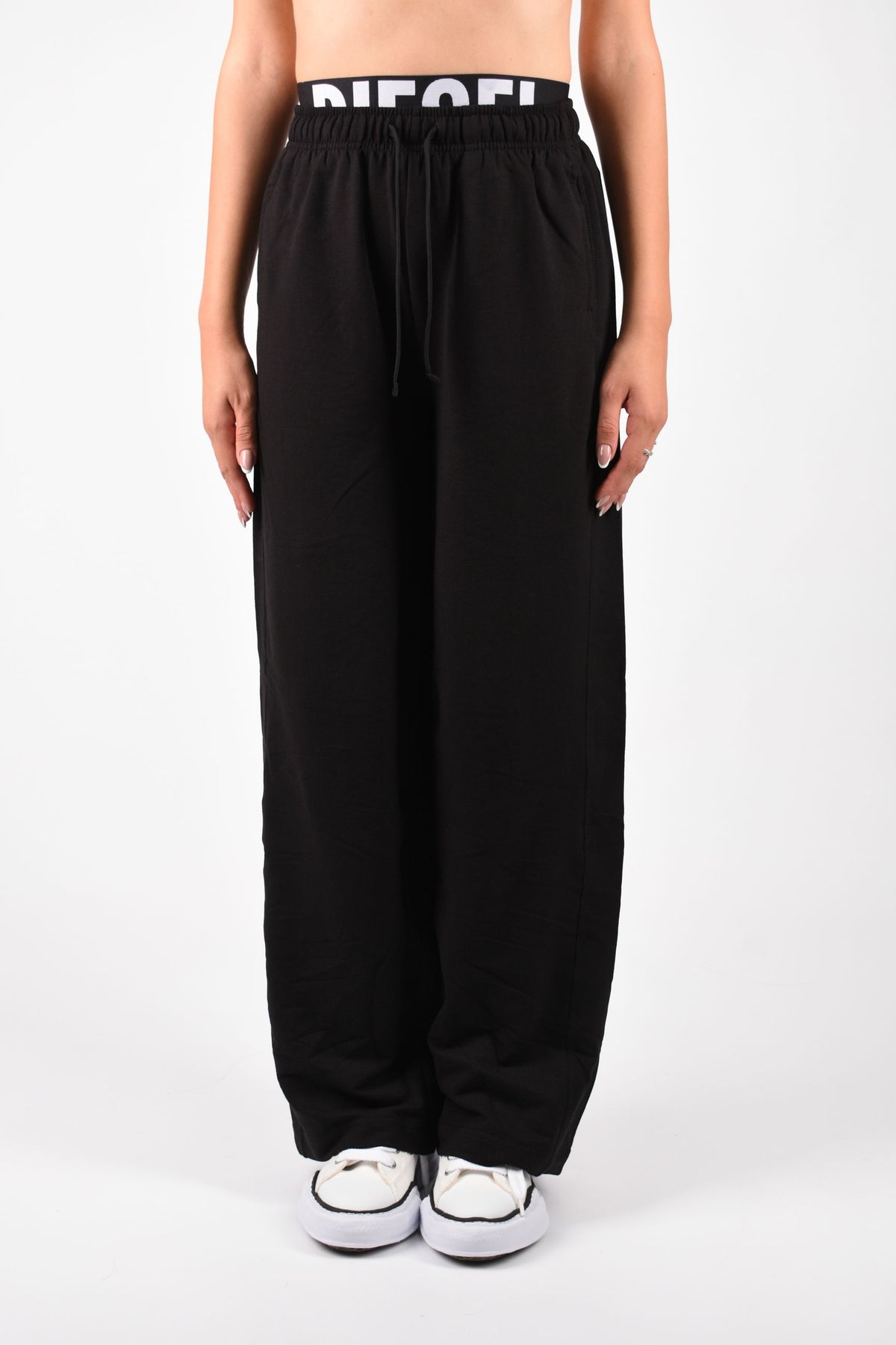 Pantaloni jogger con fascia logo LESLIE D-POP A208760IKBJ