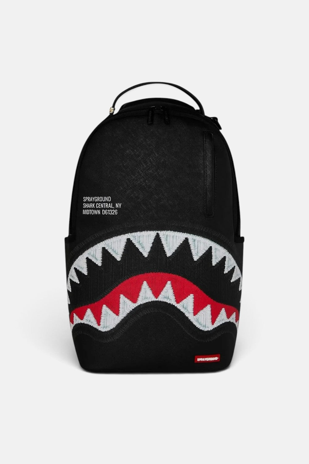 Zaino shark central black embroidered shark 910B9629NSZ