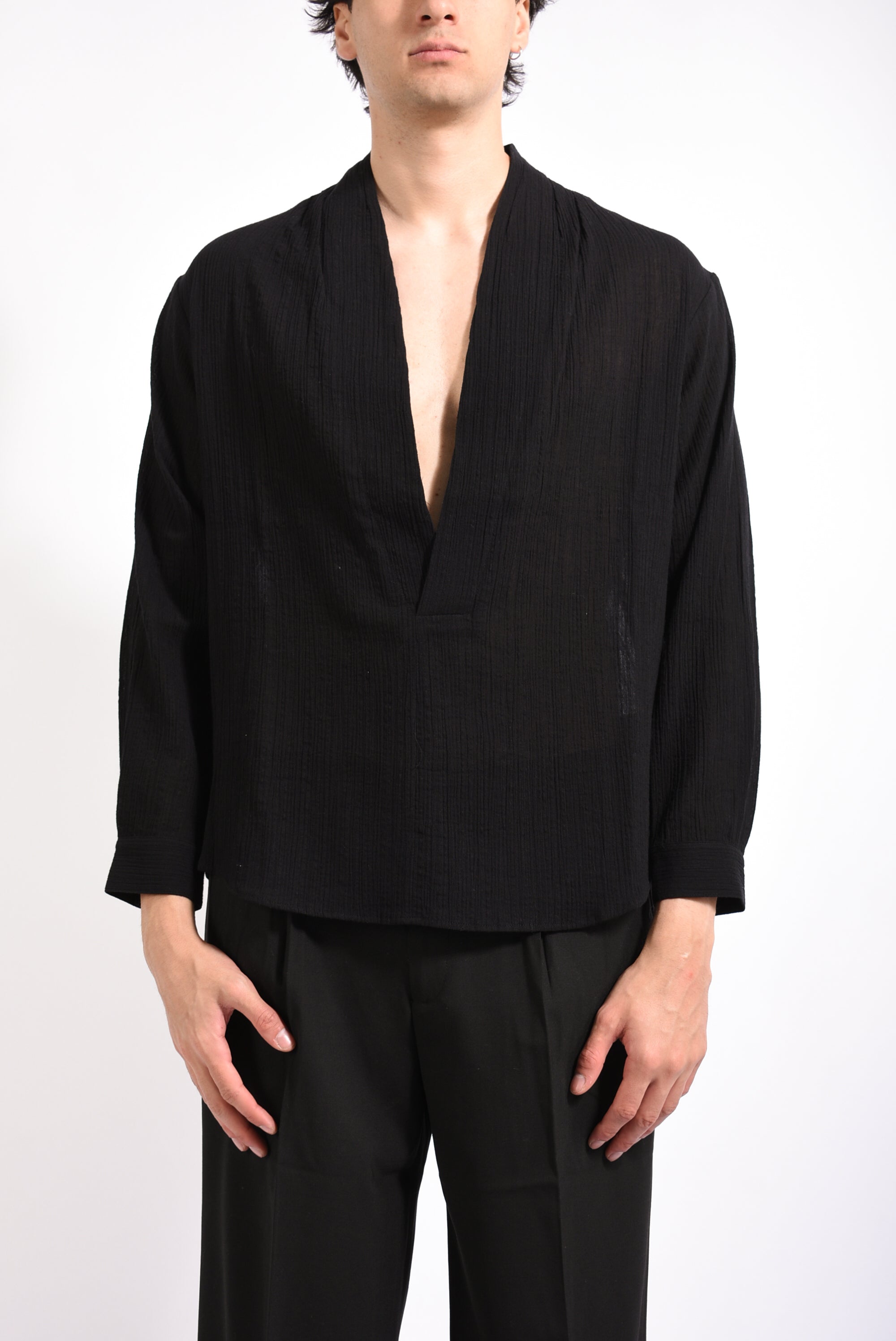 Camicia deep in cotone