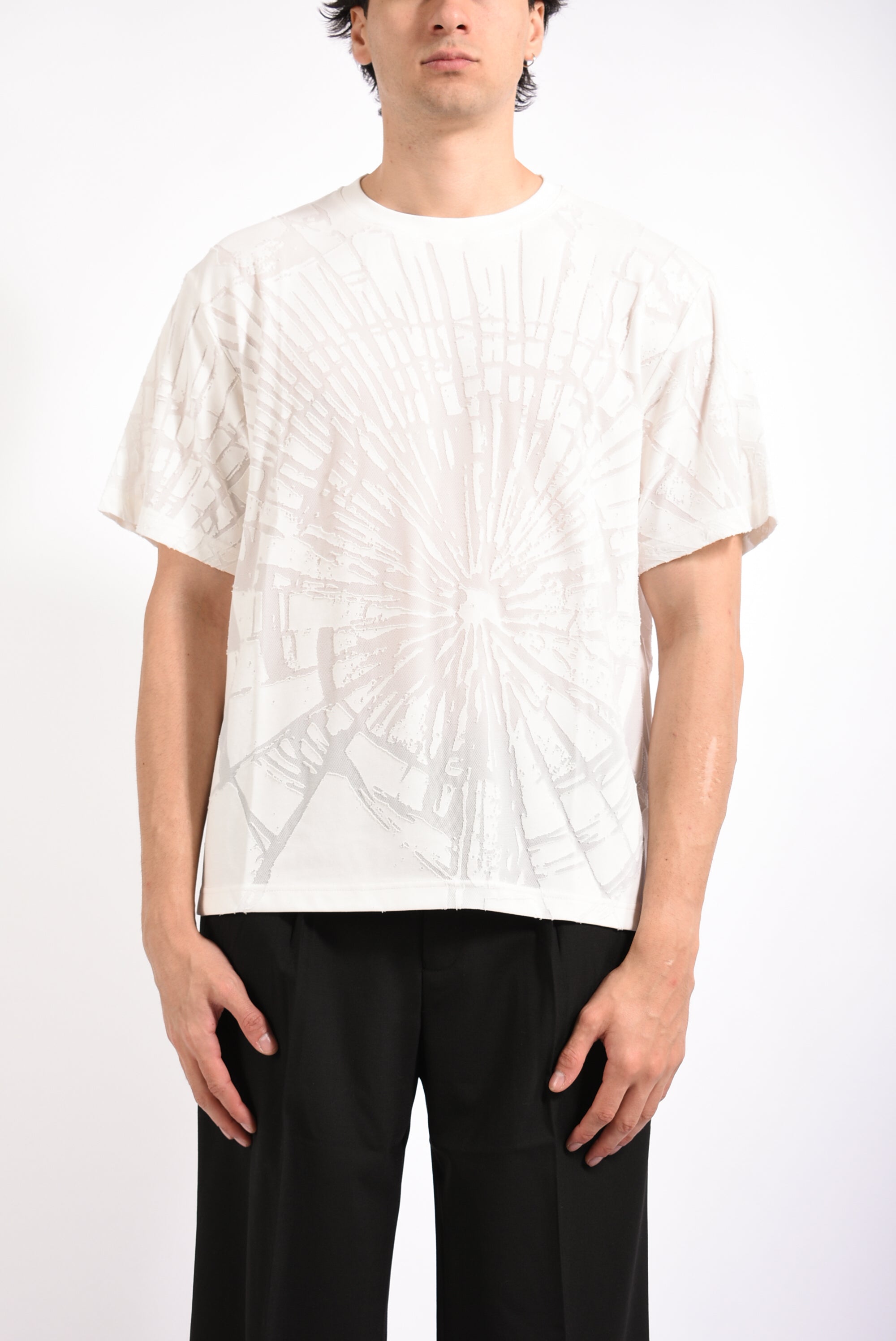 T-shirt burnt out