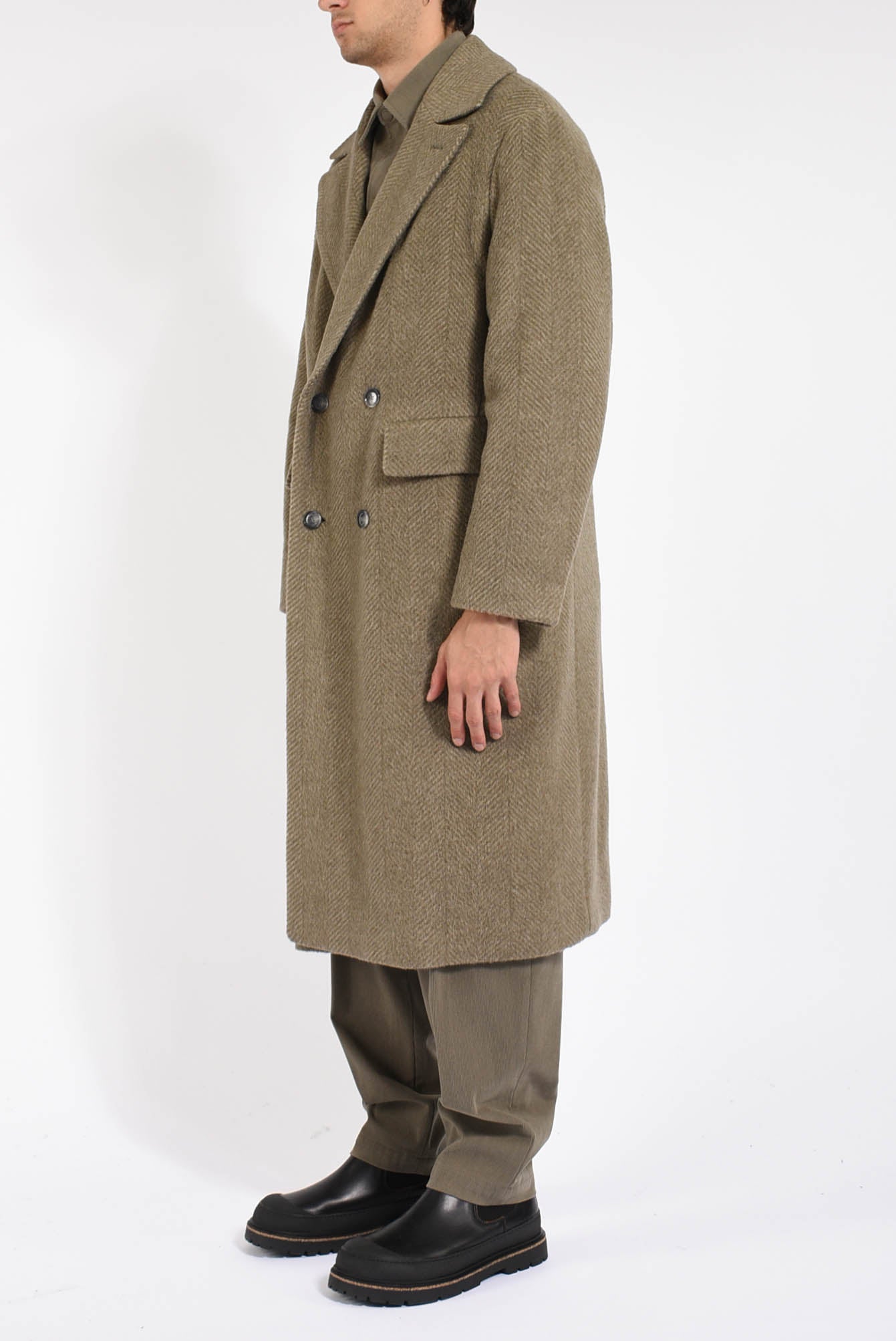 Cappotto in misto alpaca