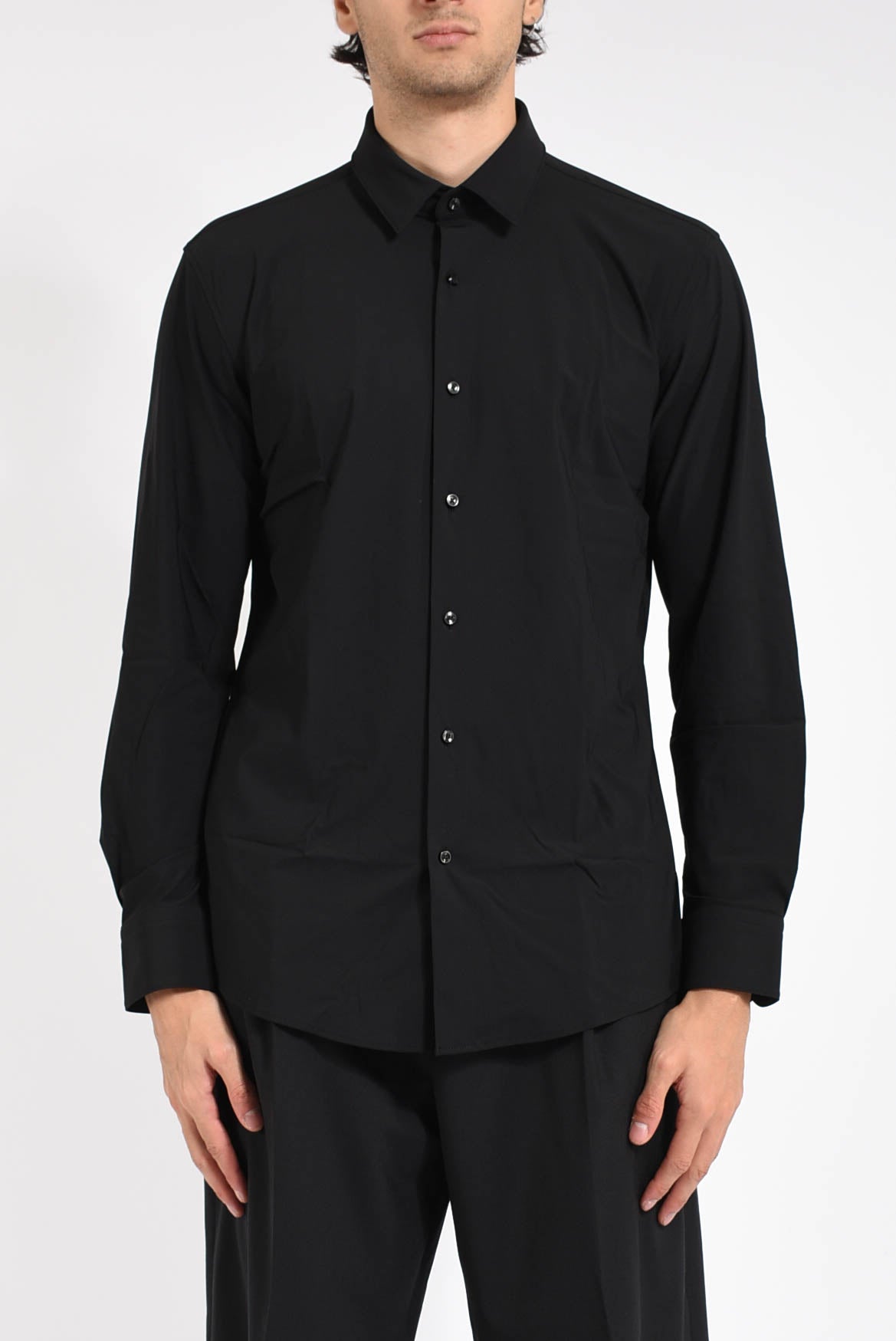 Camicia in jersey elasticizzato