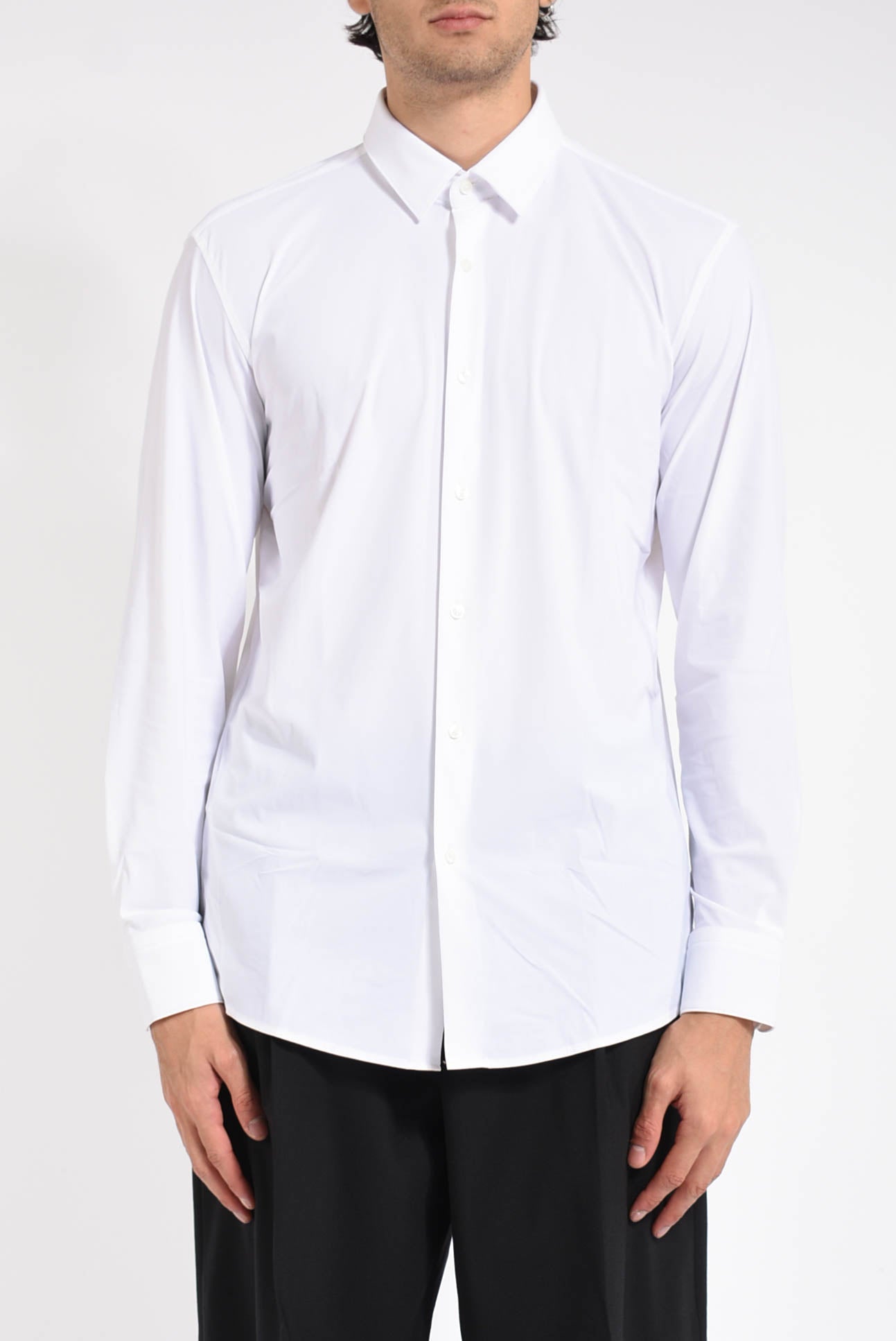 Camicia in jersey elasticizzato