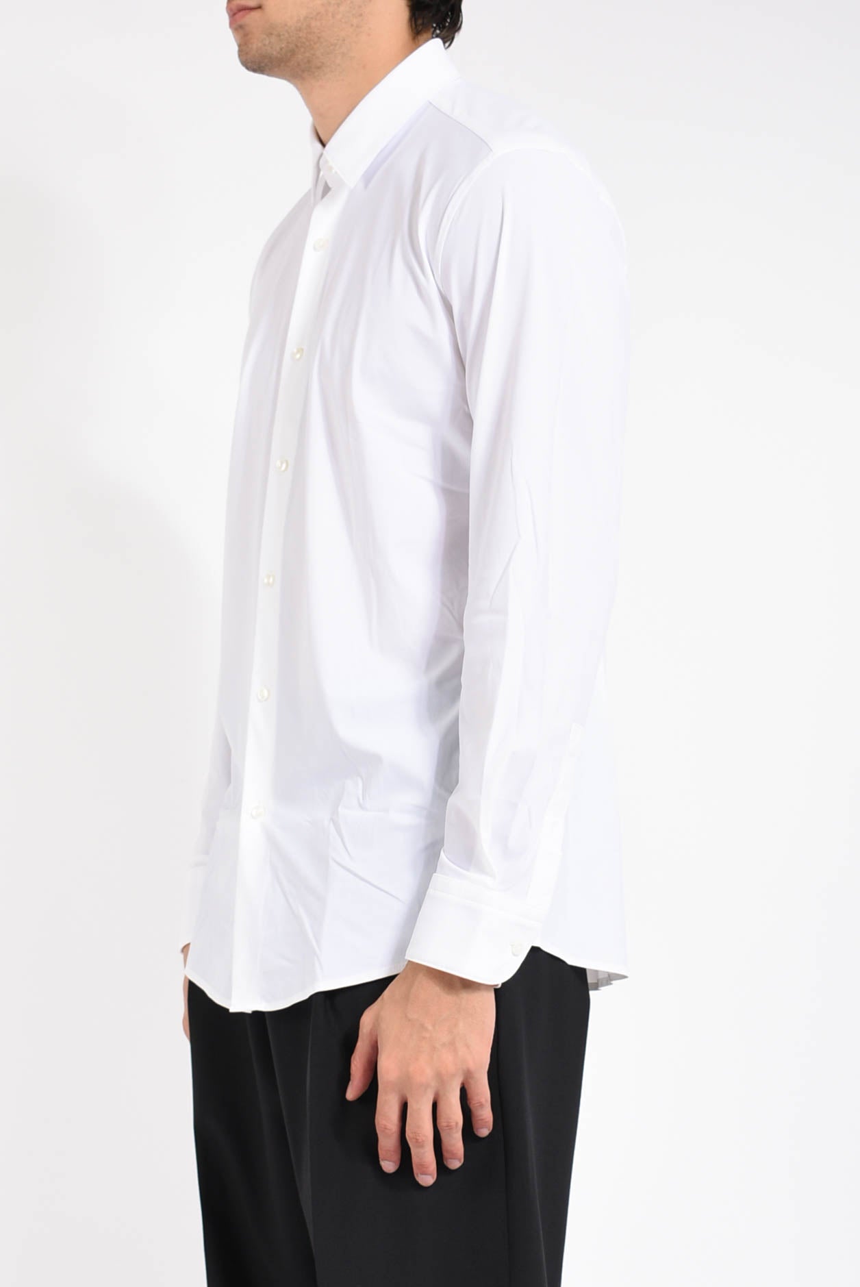 Camicia in jersey elasticizzato