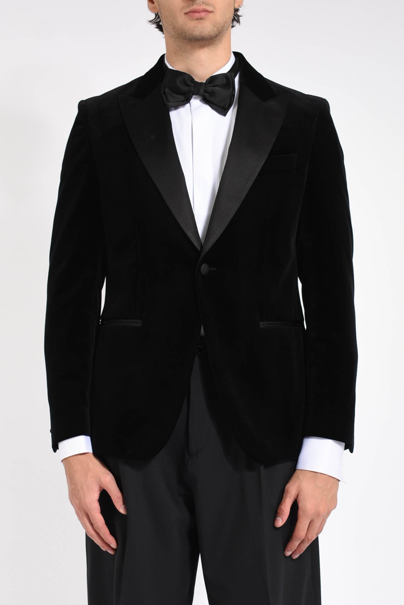 Giacca smoking in velluto