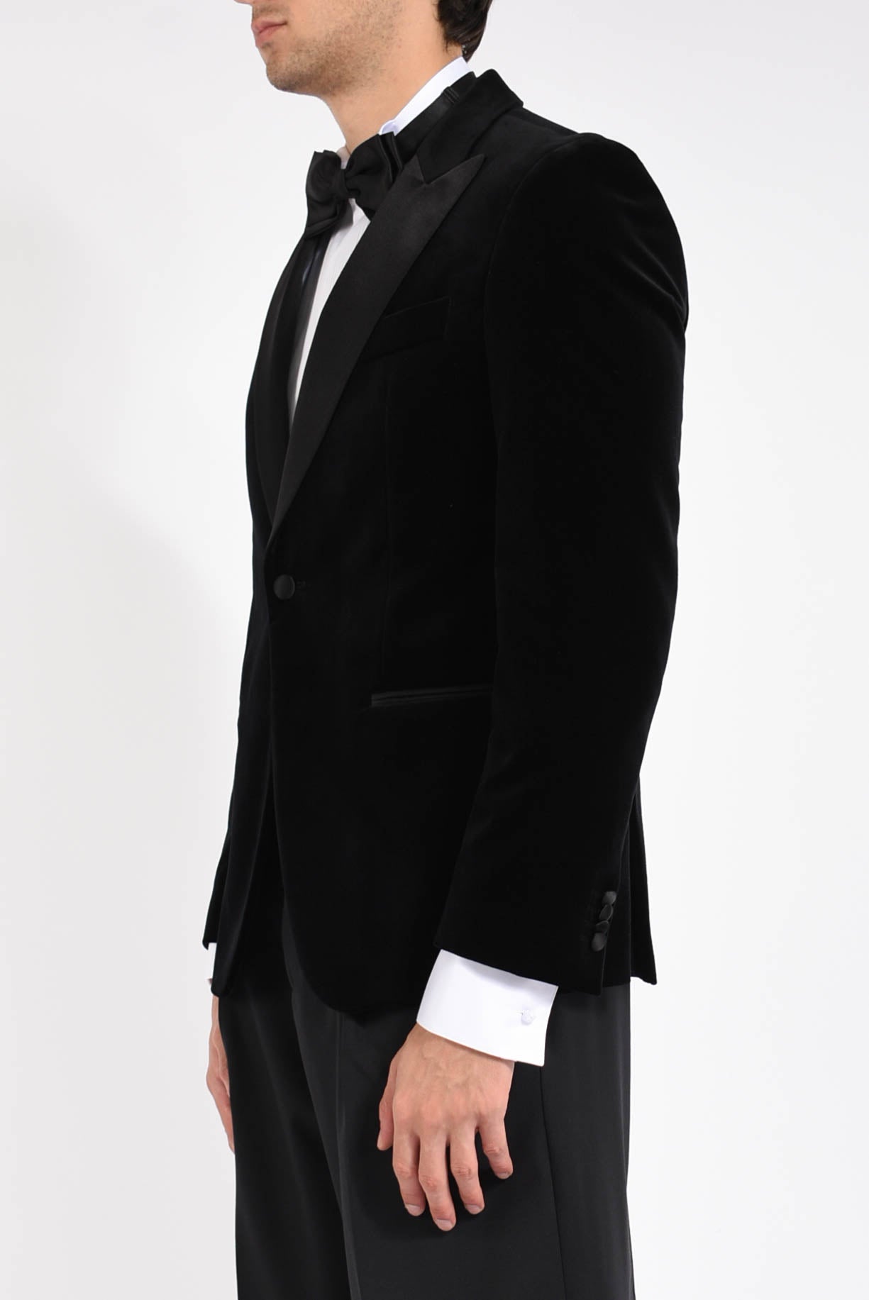 Giacca smoking in velluto