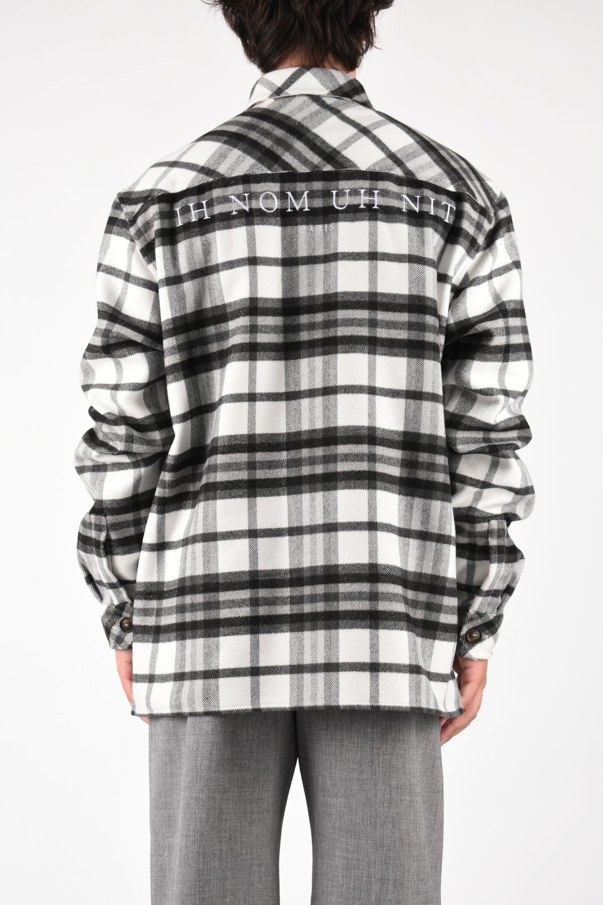 Camicia in check with logo NUW26259