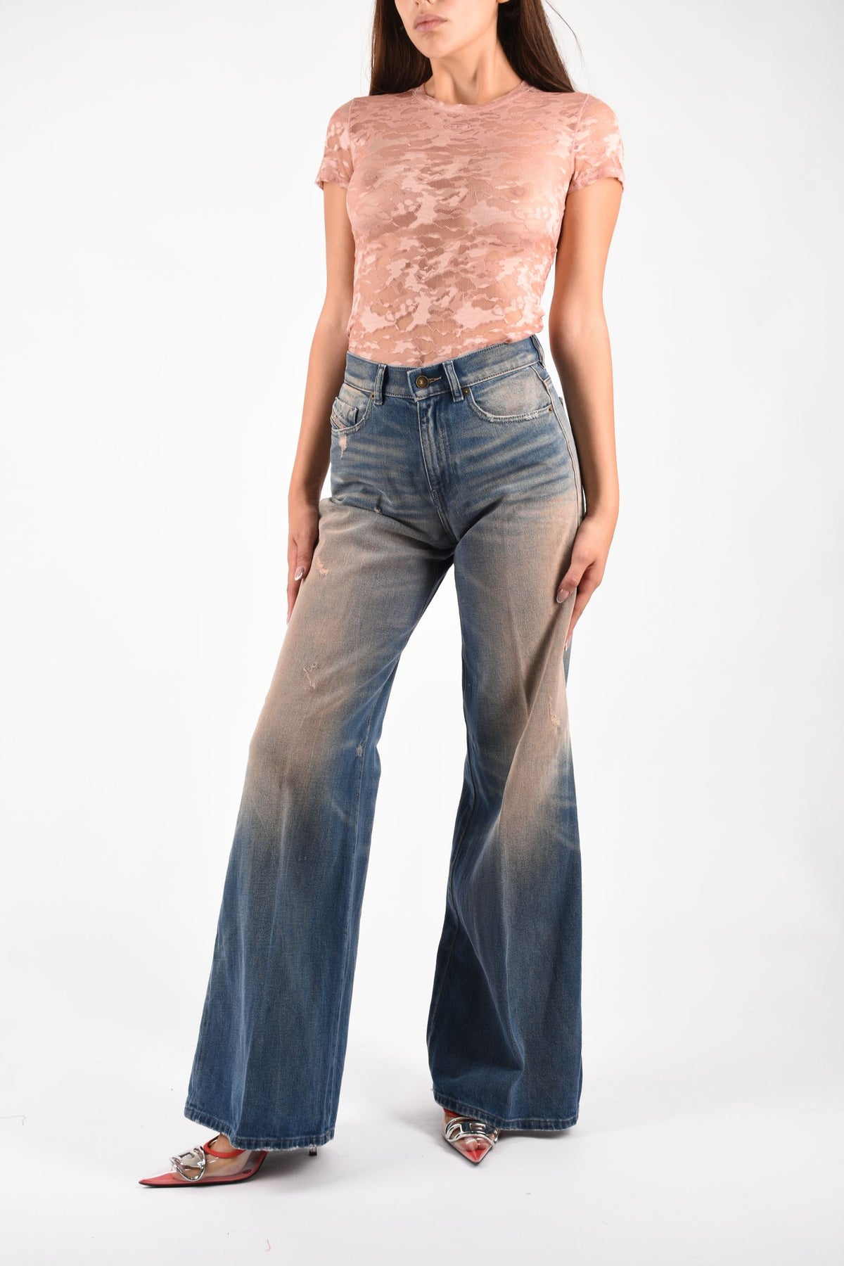 Jeans flare vita media 1978, D-Akemi A0362409P37