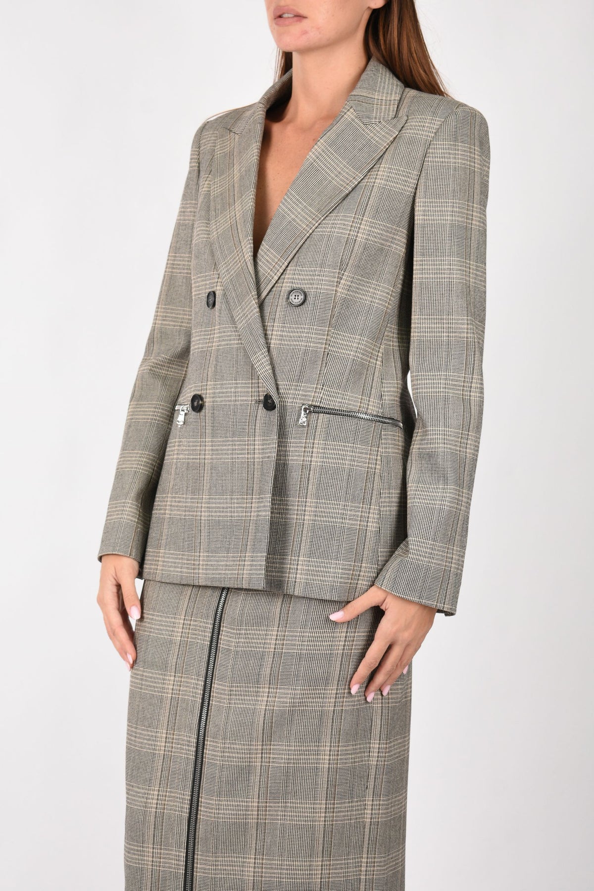 Blazer doppiopetto check 8S0089C8003