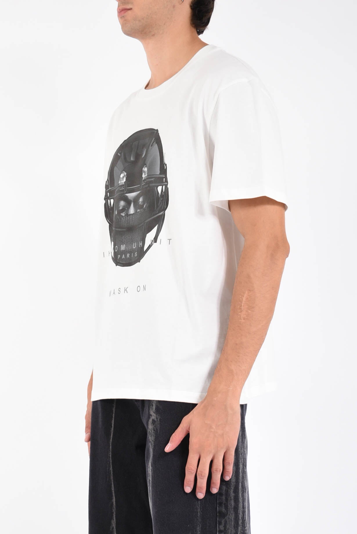 t-shirt  with NFL Helmet Graphic