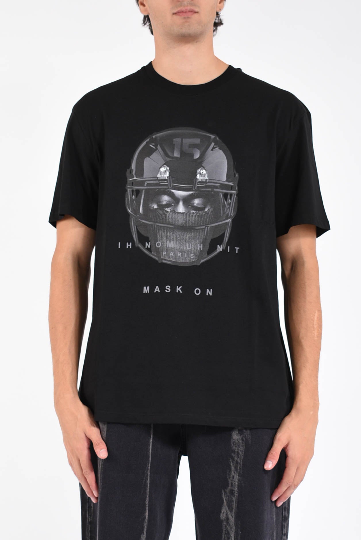 t-shirt  with NFL Helmet Graphic