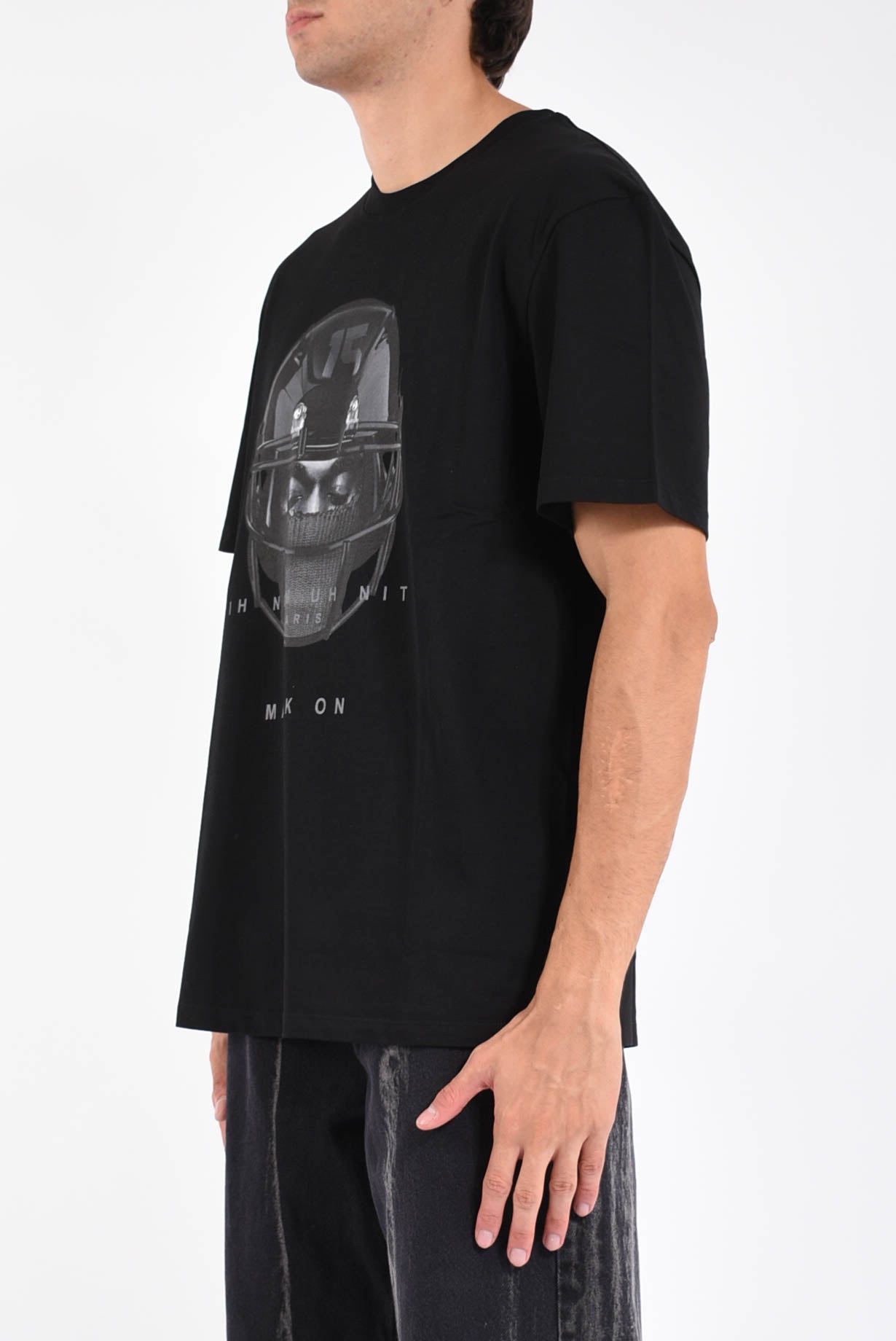 t-shirt  with NFL Helmet Graphic