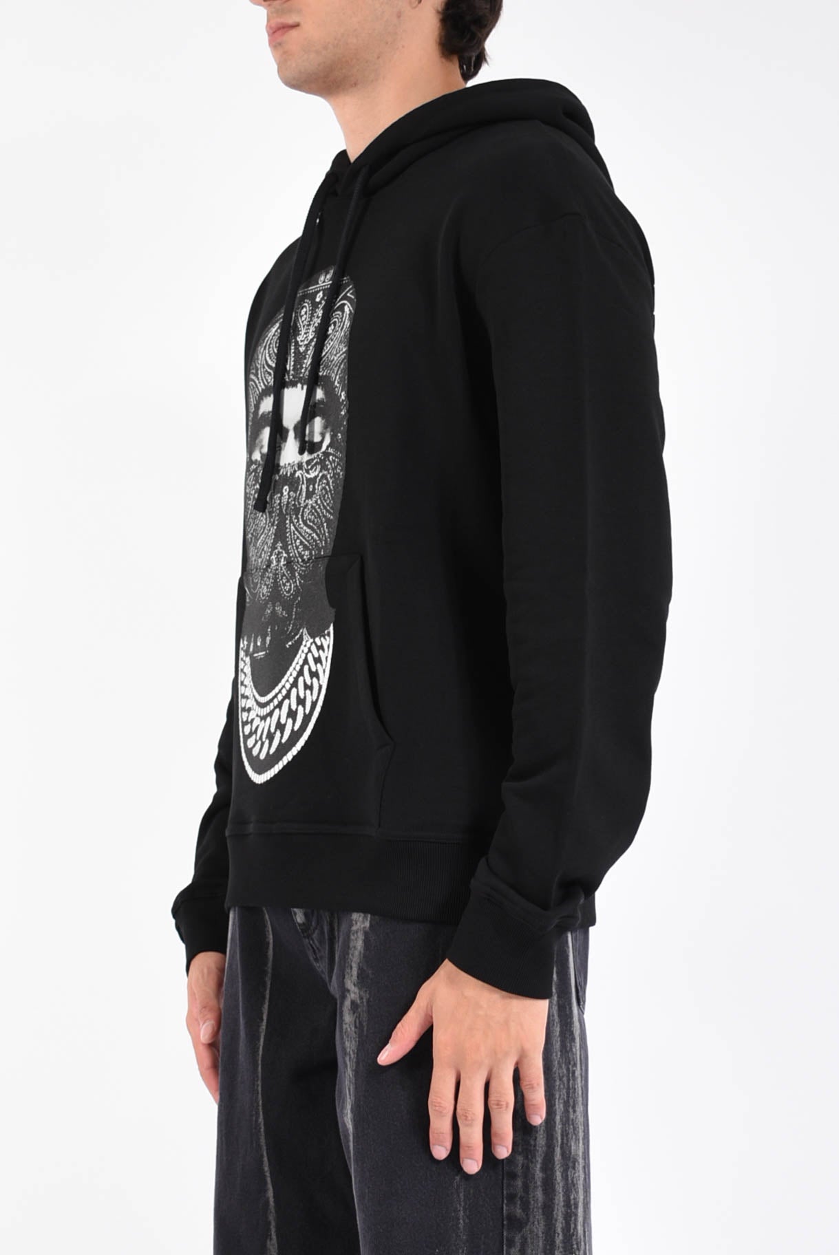 felpa con cappuccio Paisley Mask