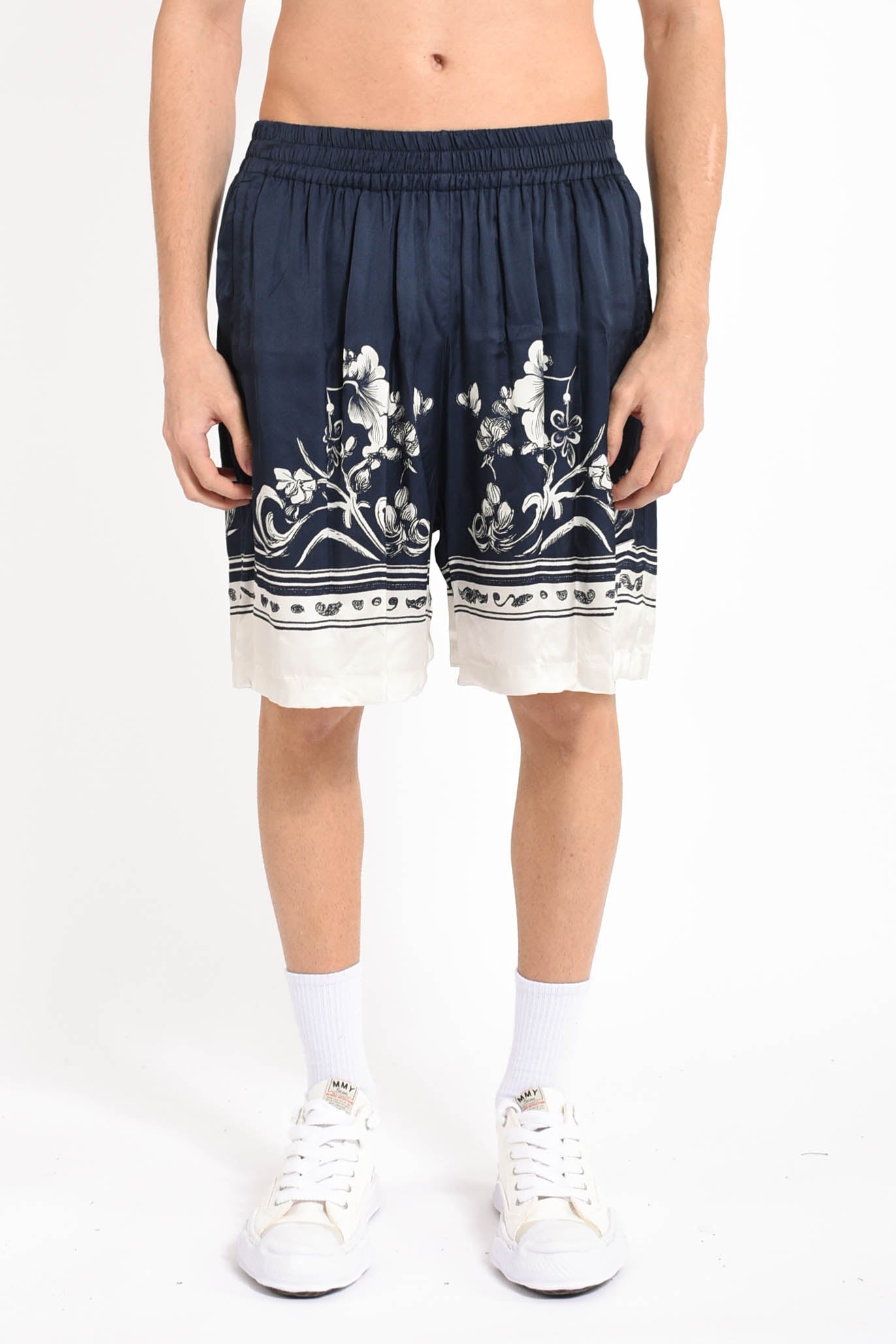 bermuda blue flower print