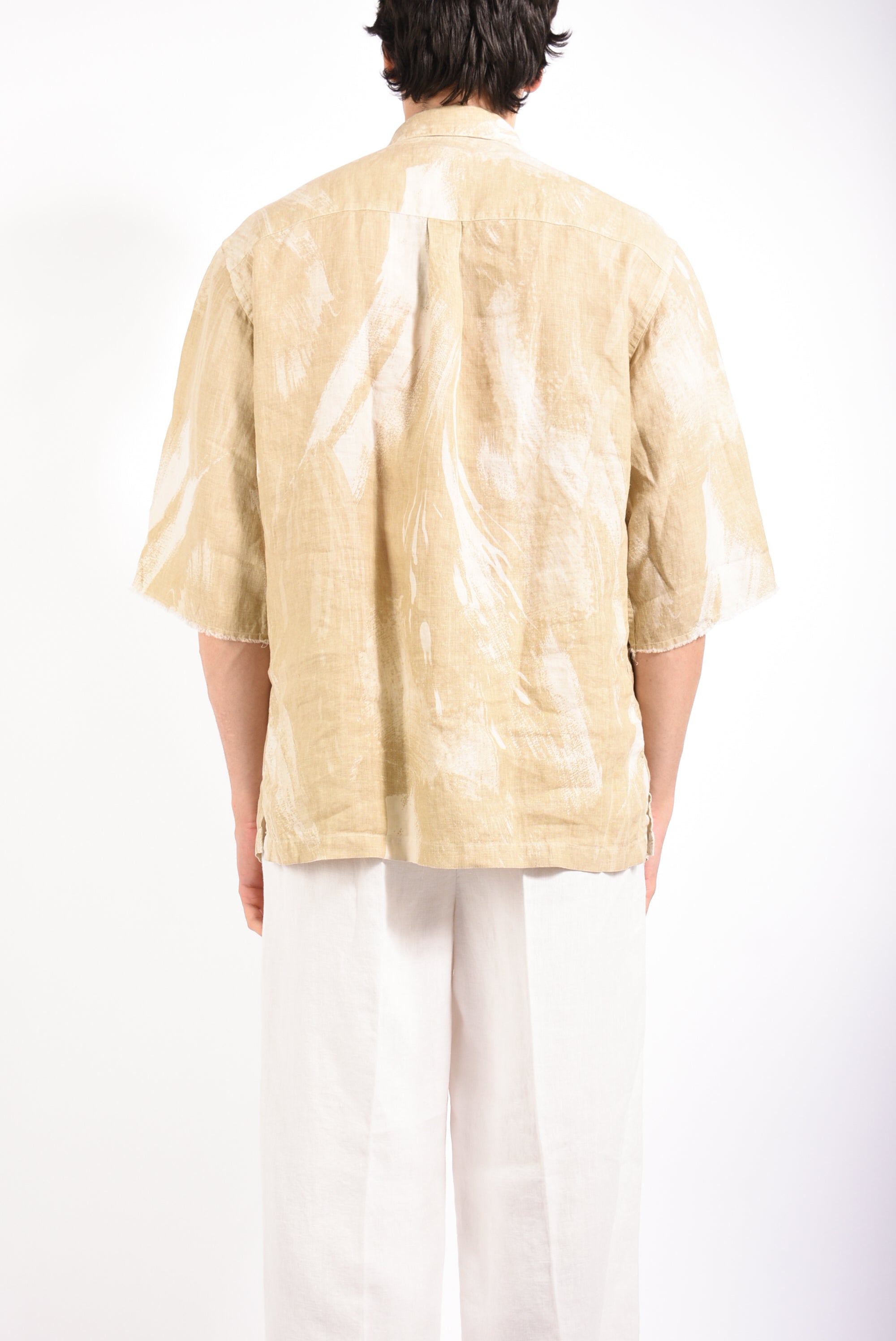 Camicia fantasia STEFANO KUTA in lino