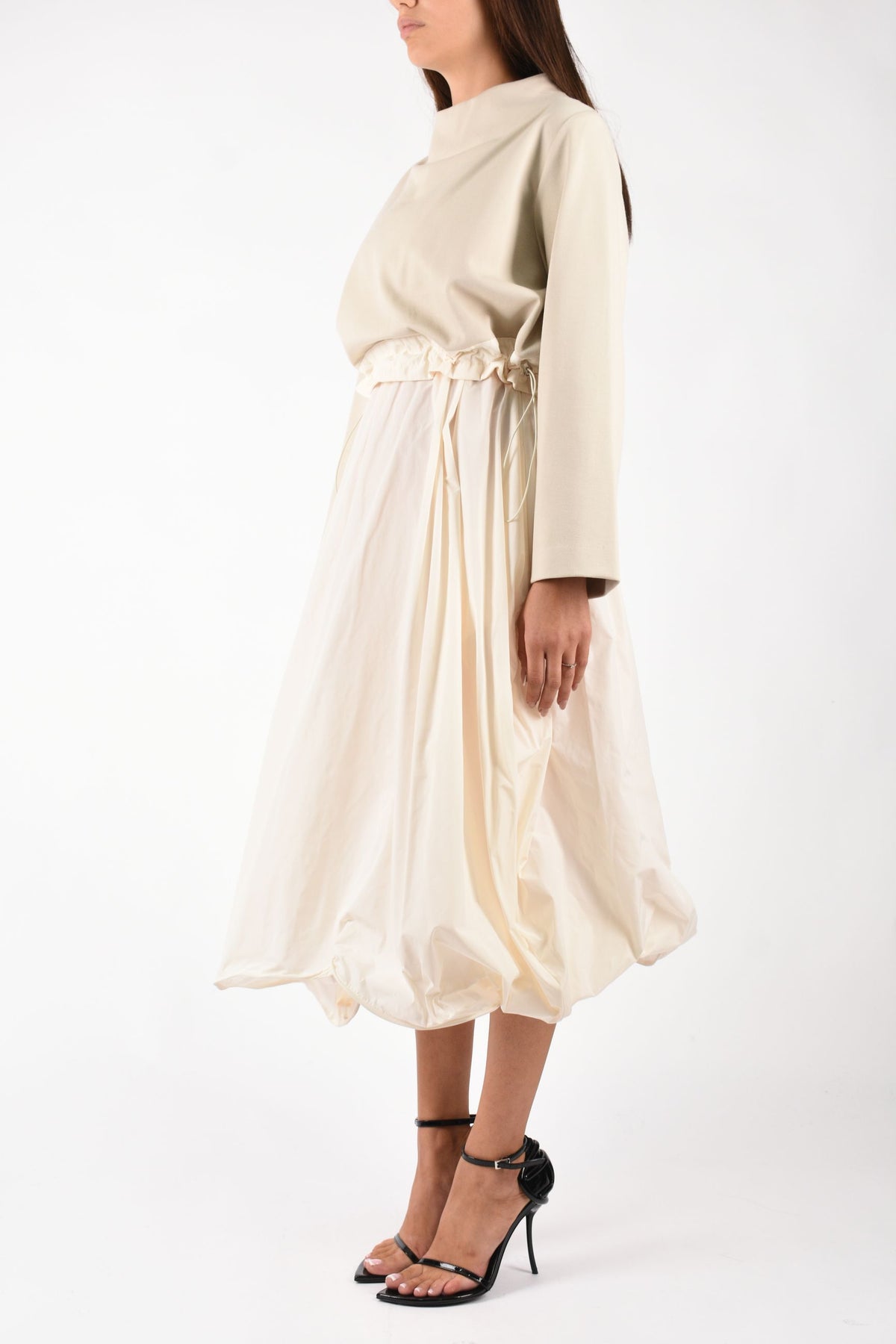 ABITO LUNGO IN TAFFETA M6FB06