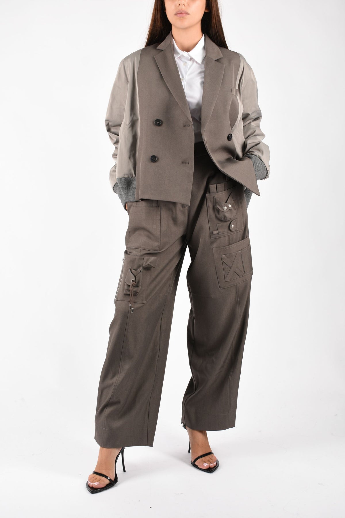 GIACCA BOMBER COMBINATA M6FAH1