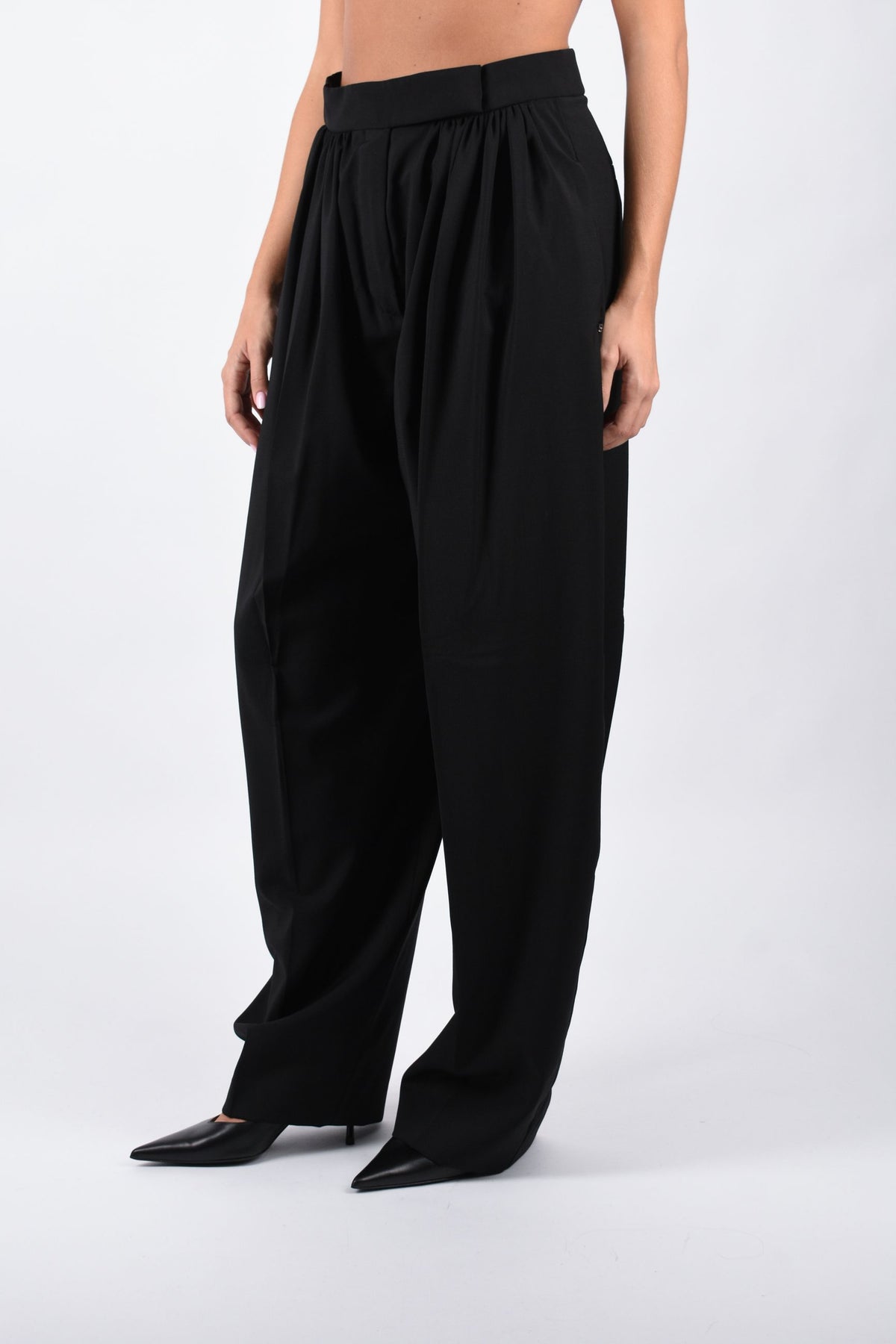 Pantalone baggy in pura lana ZORRO 2622136031