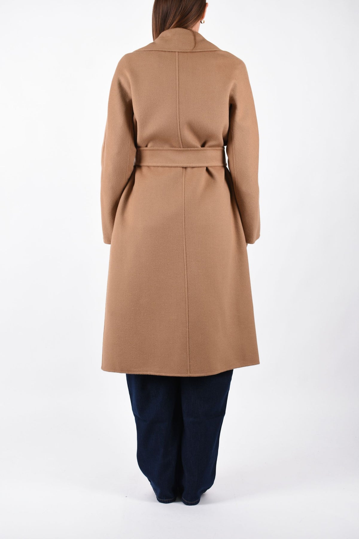 Cappotto lungo a vestaglia in lana, cachemire e seta MSTCLES 2626016021600