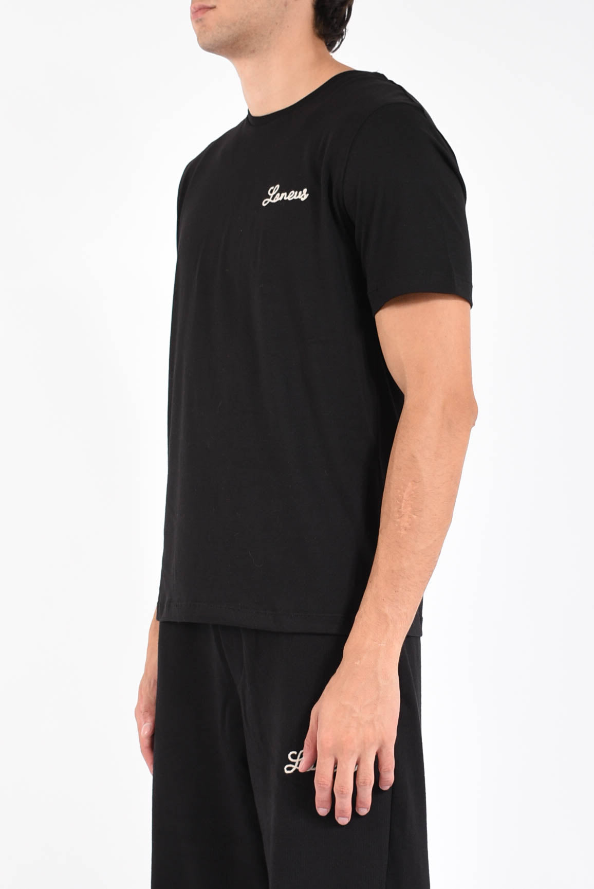 T-shirt girocollo in cotone Cornely