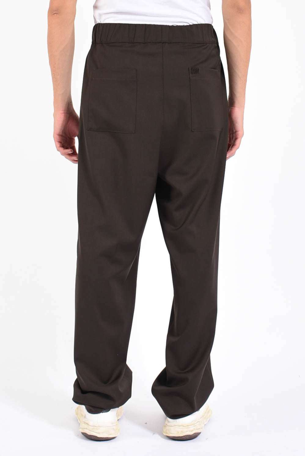 Pantaloni gamba larga monopinces