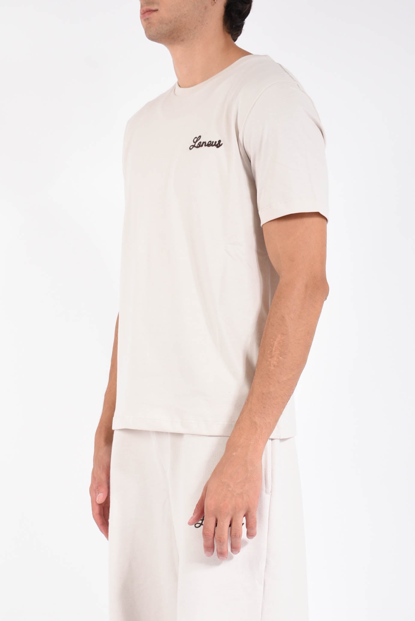 T-shirt girocollo in cotone Cornely