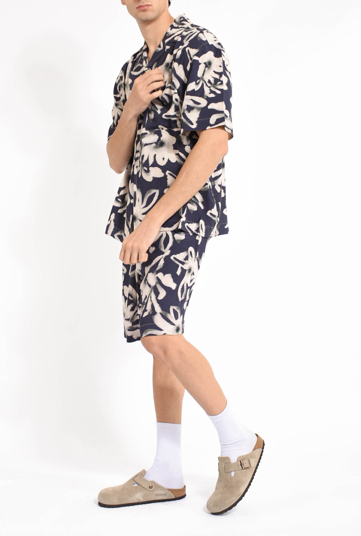 camicia con stampa