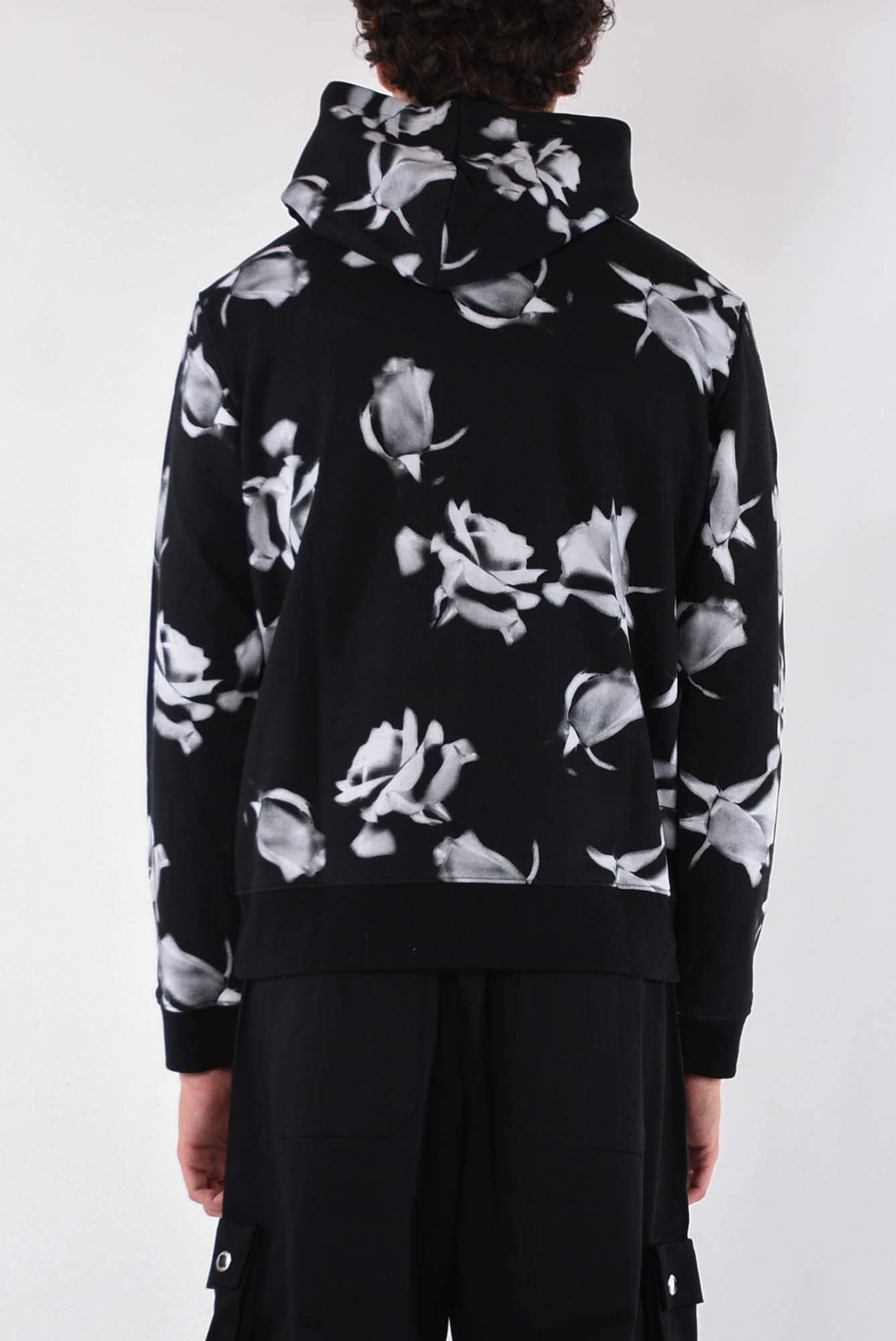 LES HOMMES Felpa roses print