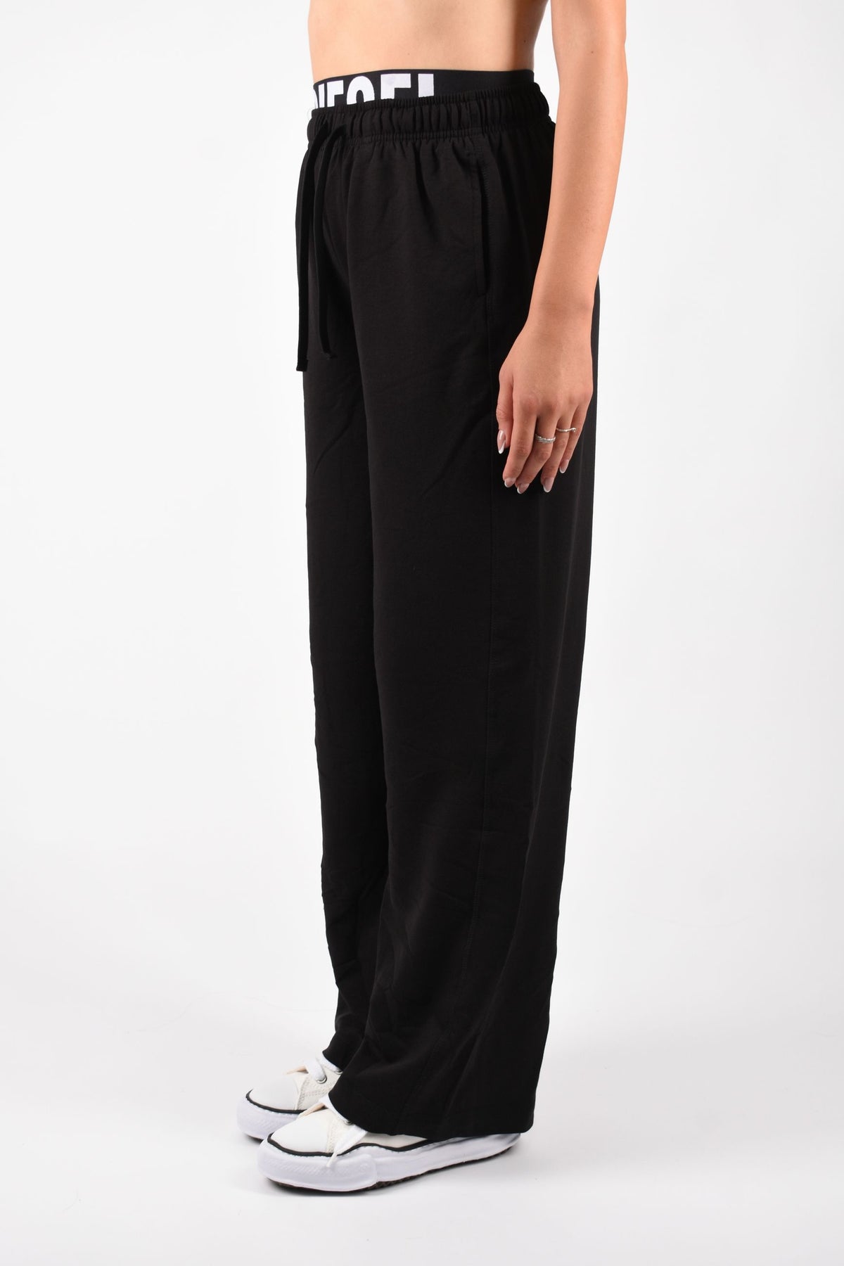Pantaloni jogger con fascia logo LESLIE D-POP A208760IKBJ
