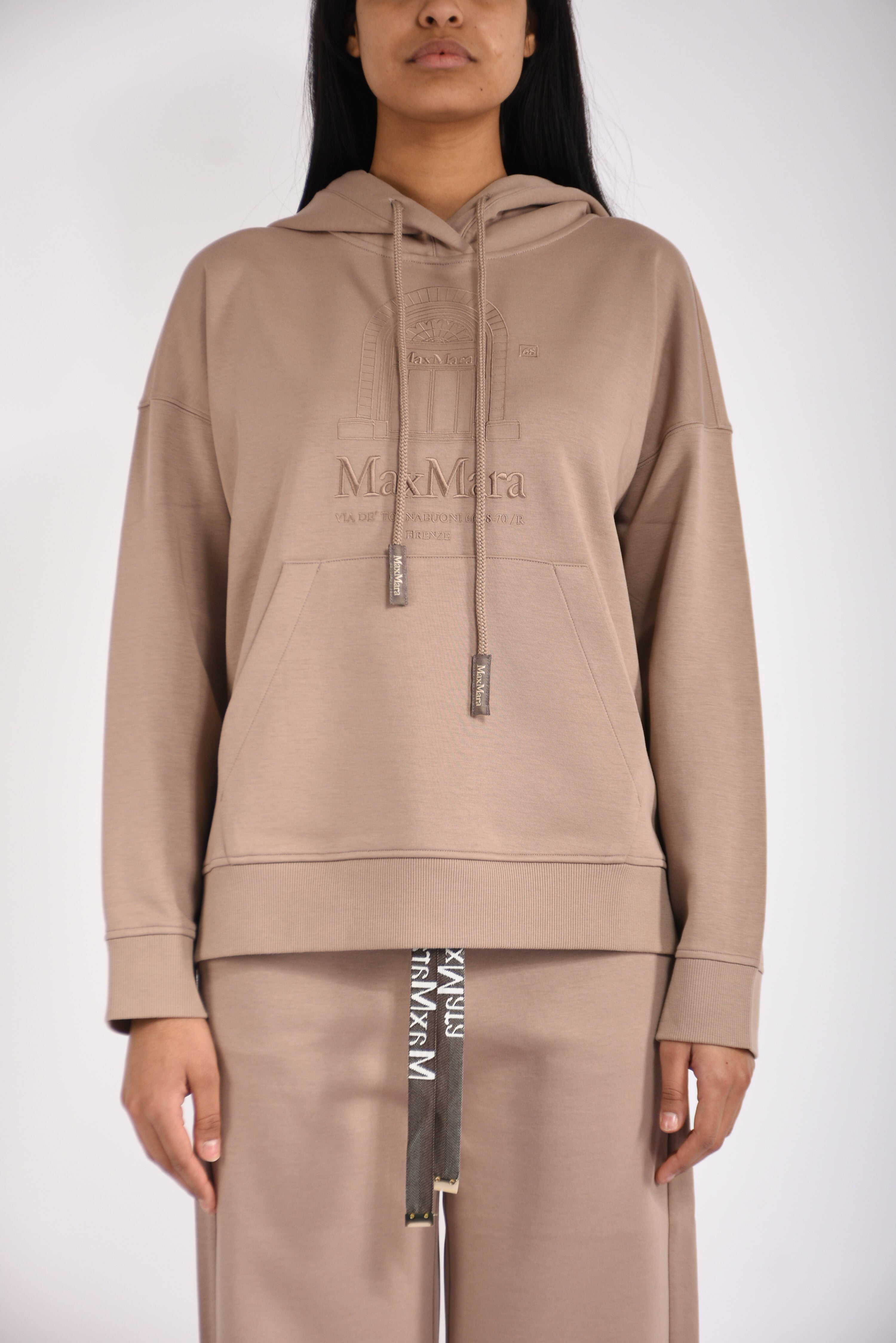 Felpa in jersey di cotone tecnico andrea