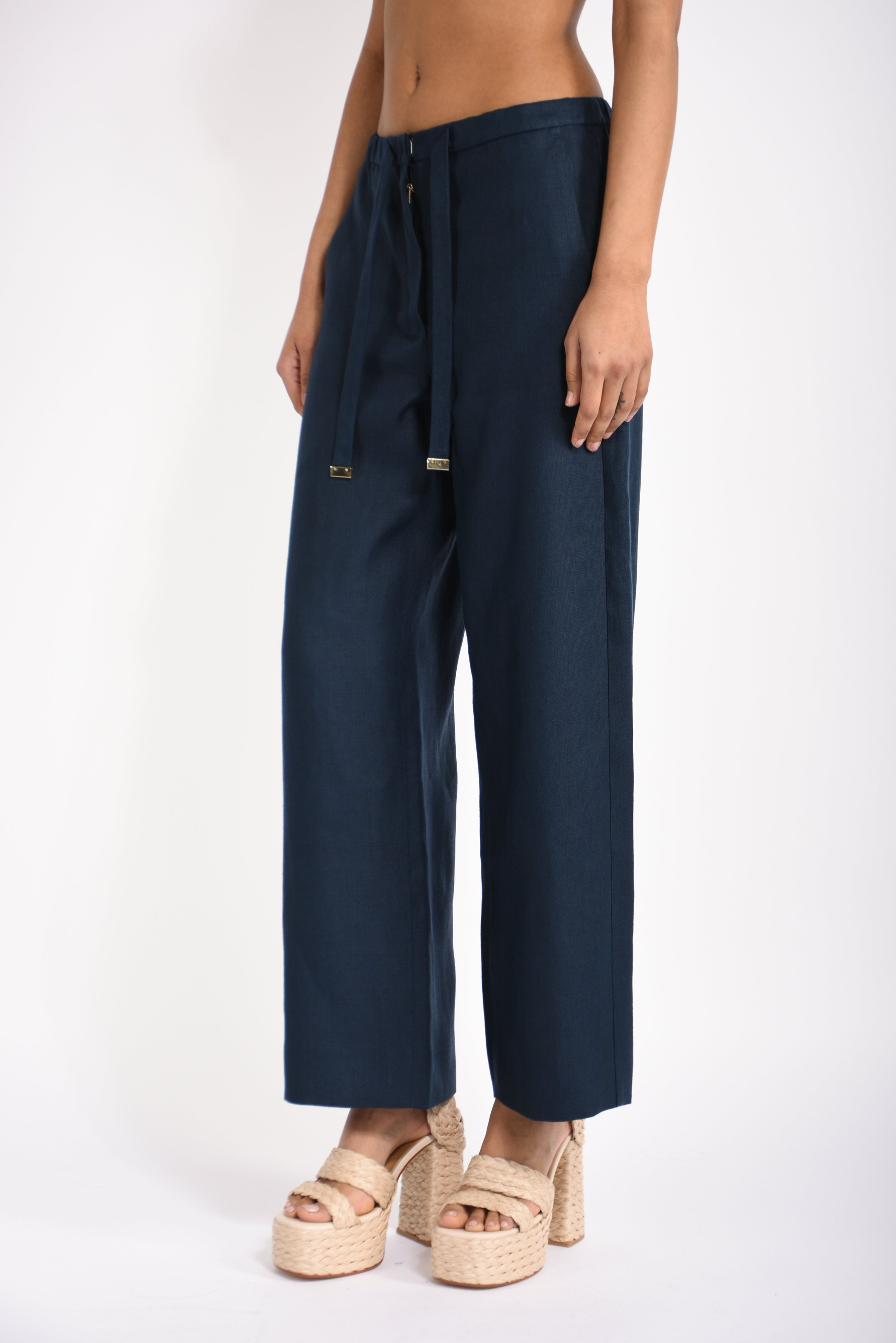 pantaloni in lino amedea