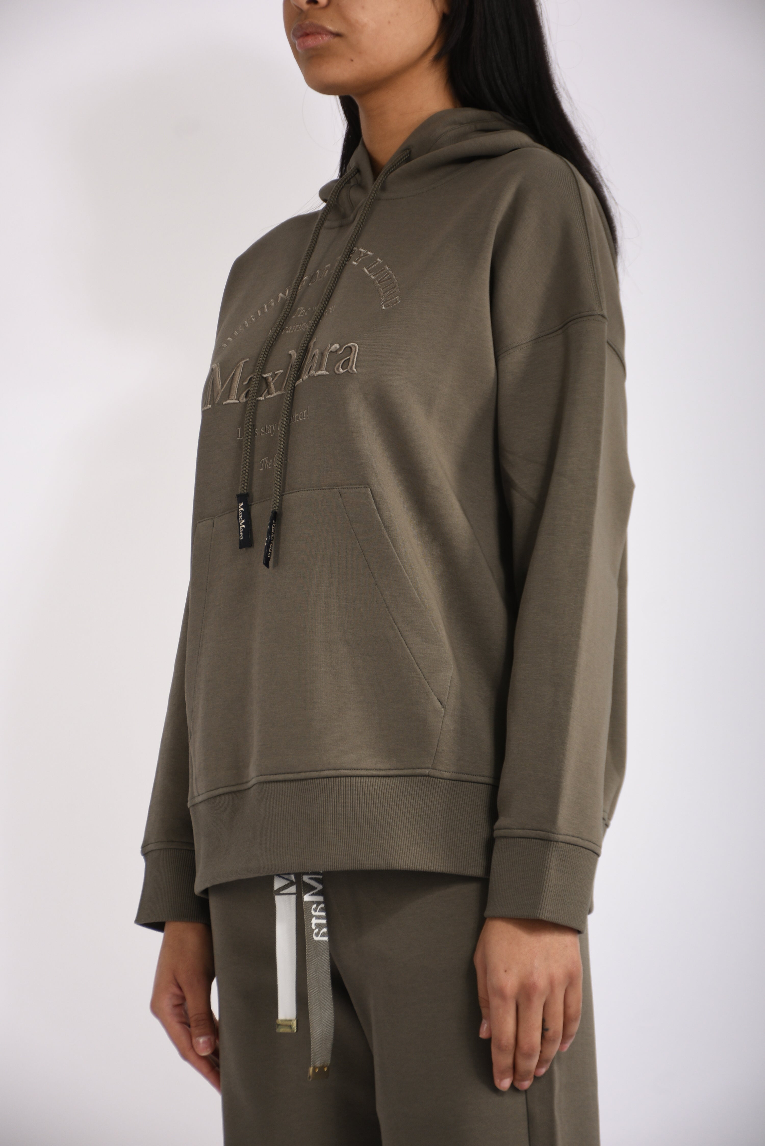 Felpa in jersey di cotone tecnico andrea