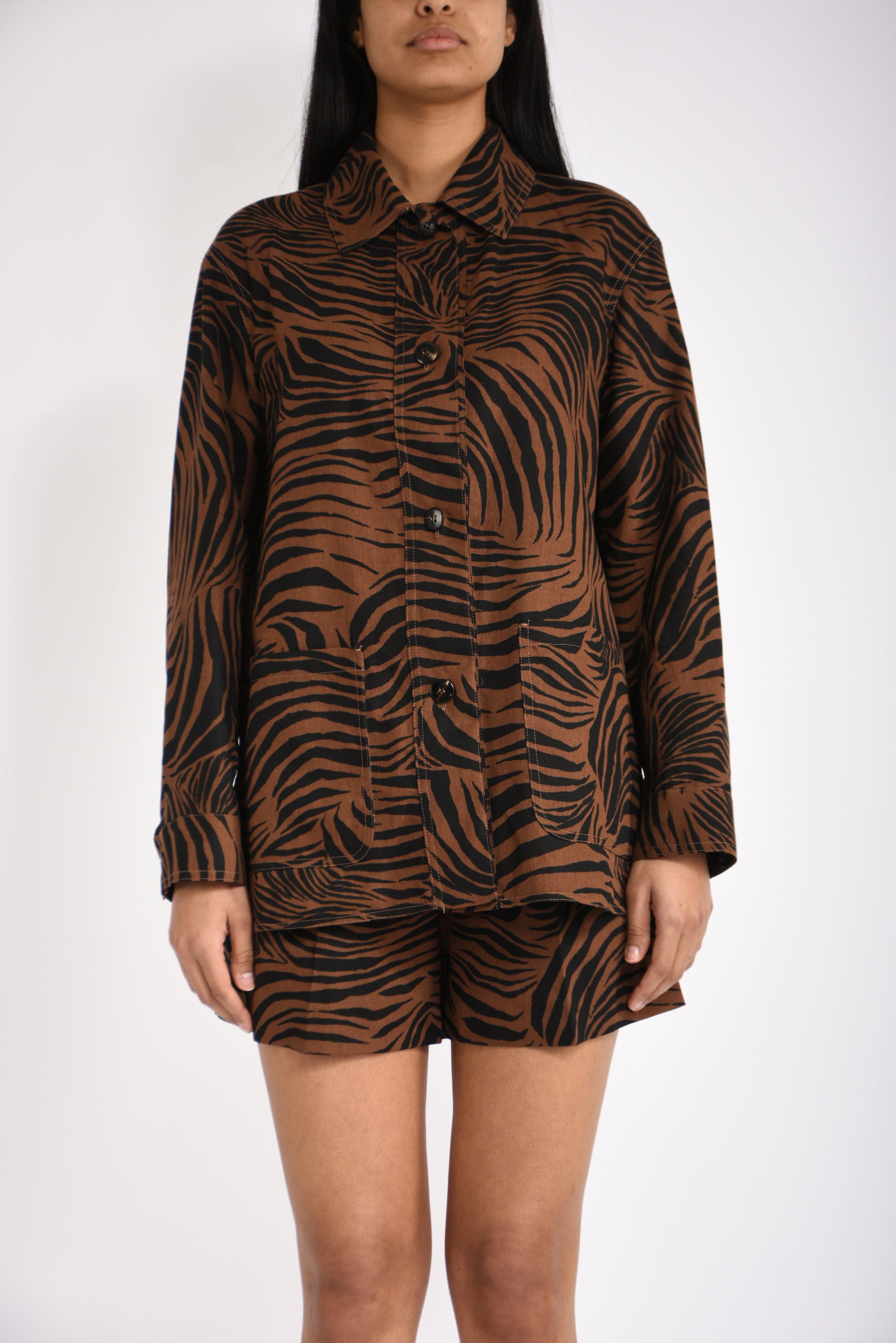 camicia stampata panino