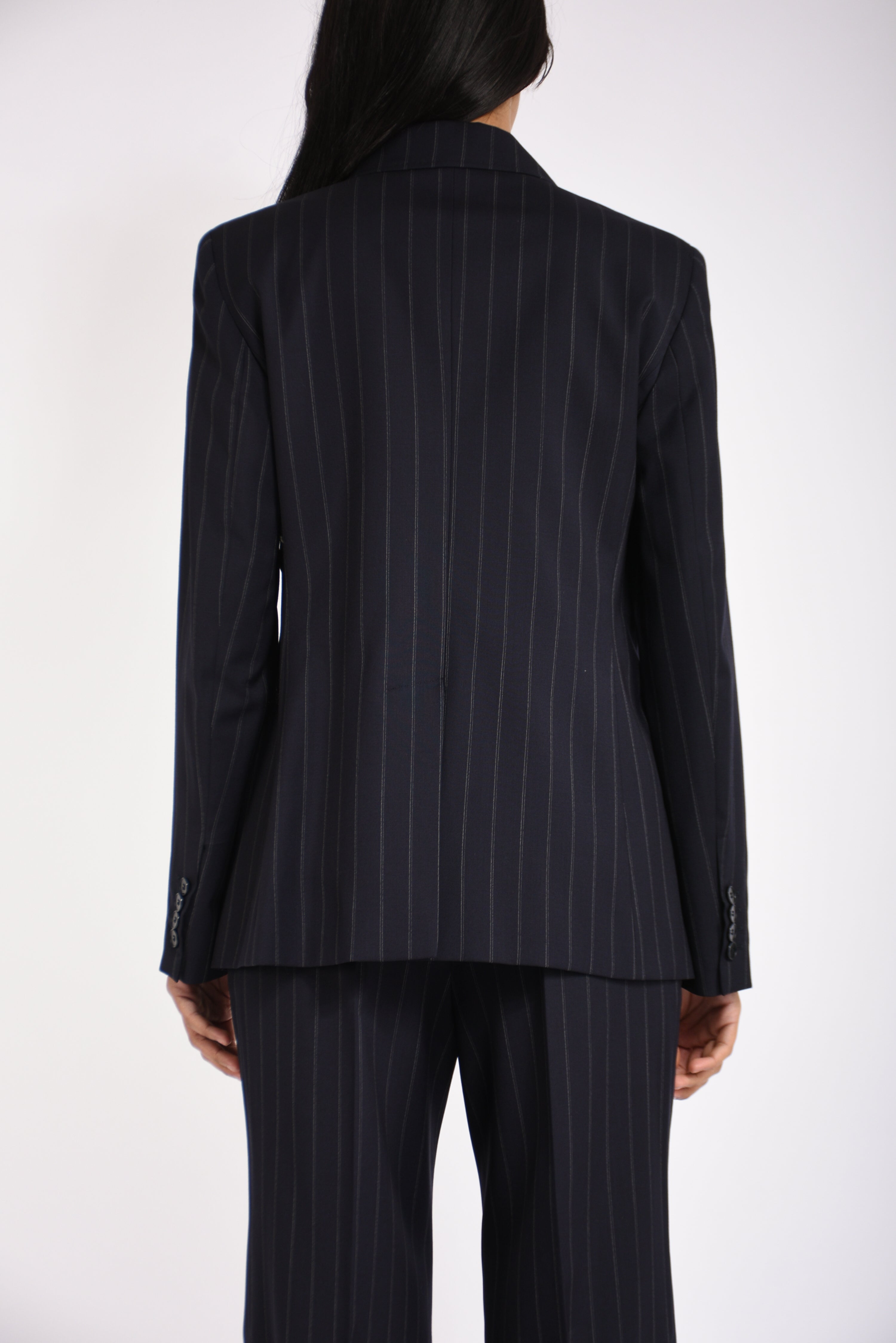 giacca doppiopetto gessata onagro