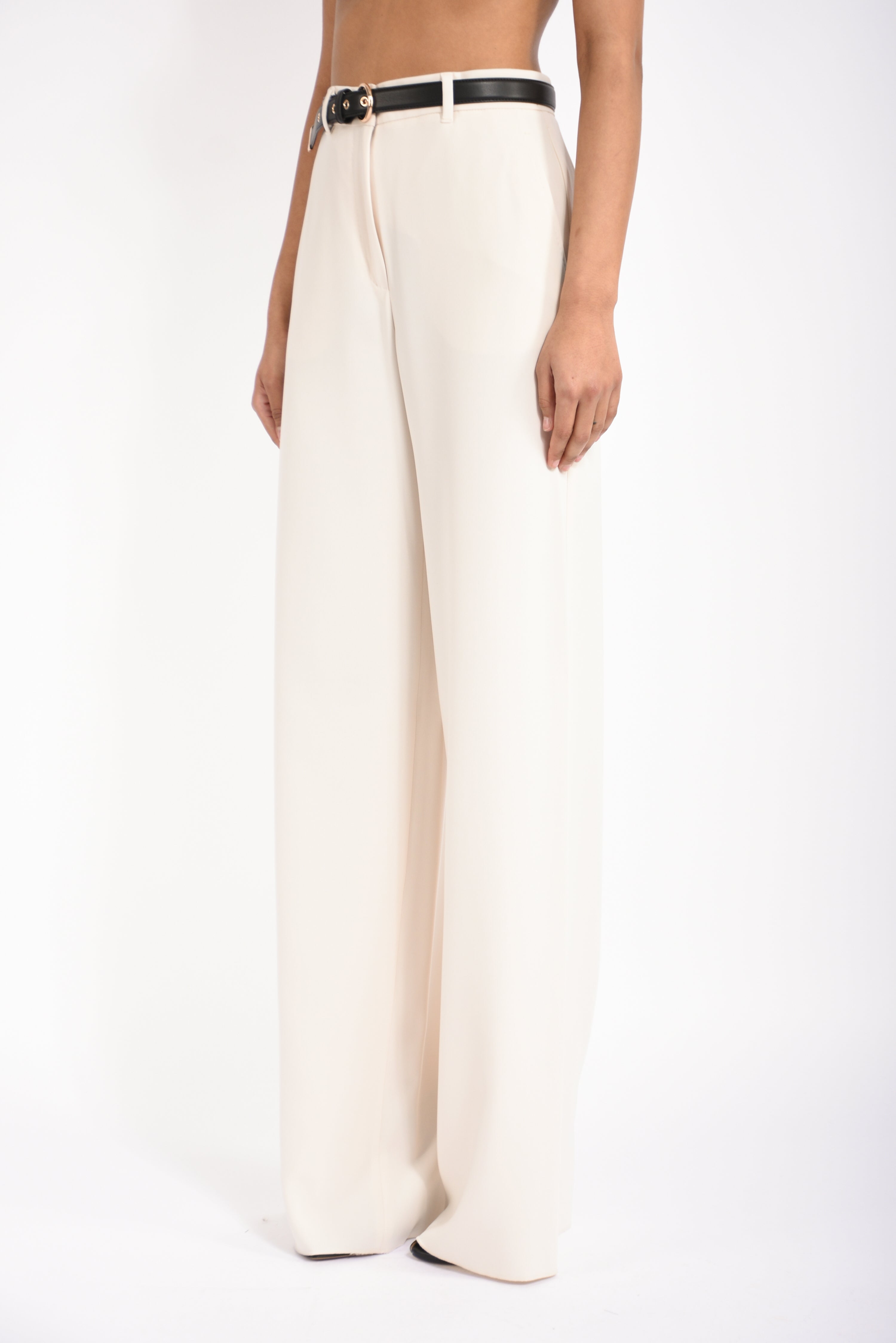 pantaloni wide leg in cady amico