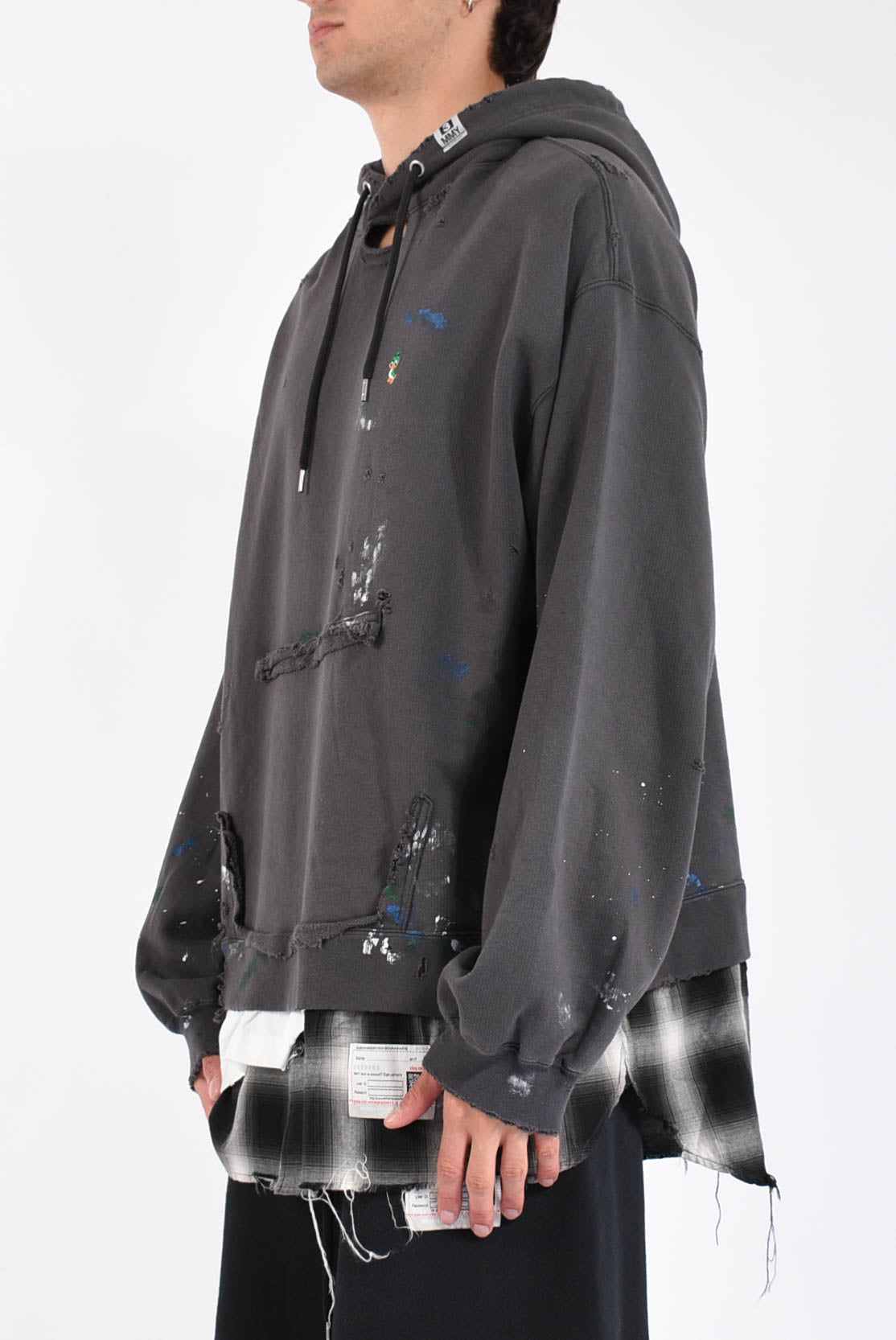 Felpa doppiata in cotone