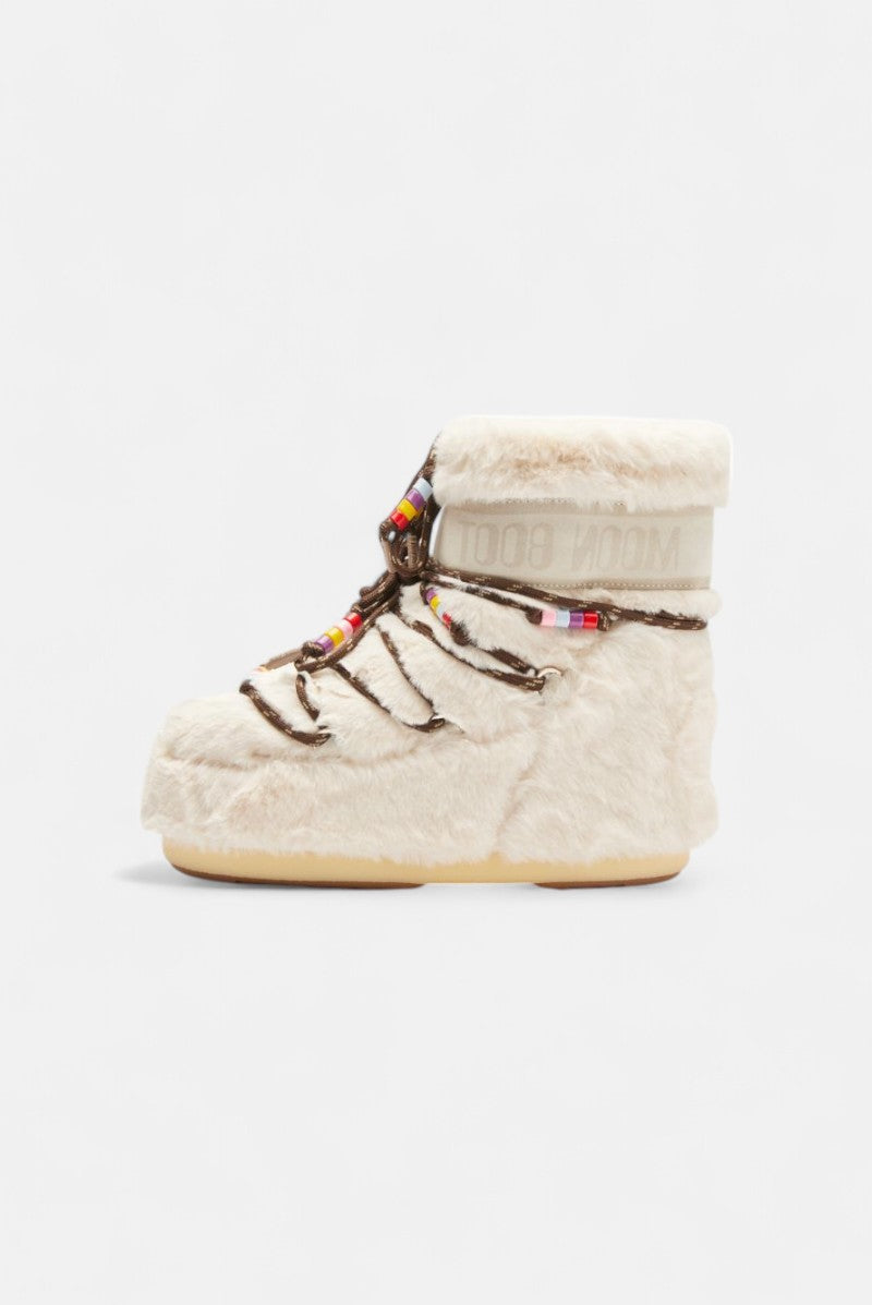 stivali modello icon low faux fur