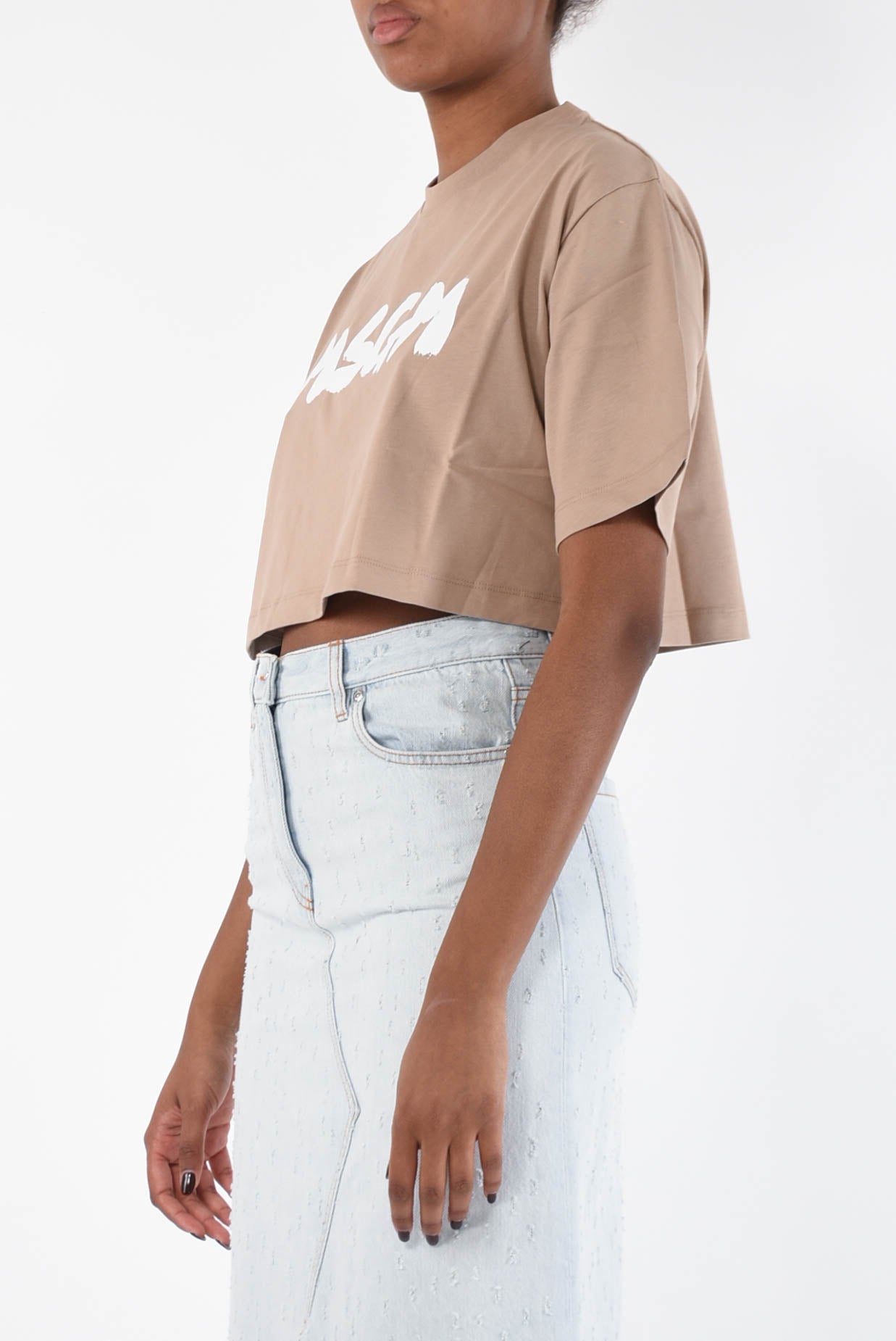 MSGM t-shirt cropped