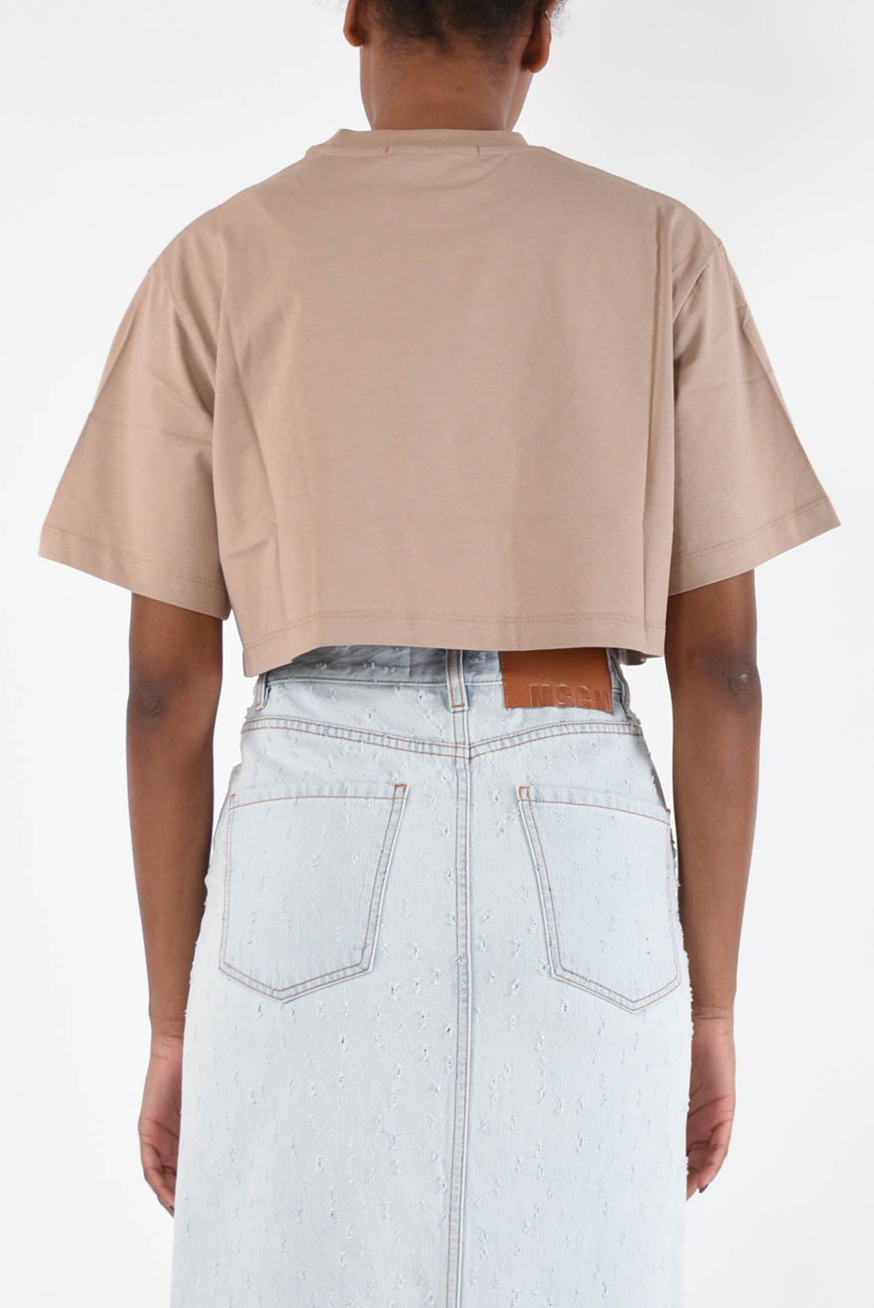 MSGM t-shirt cropped