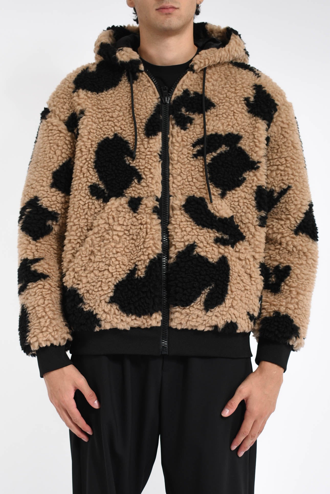 Giubbino con motivo "Follow the rabbit"