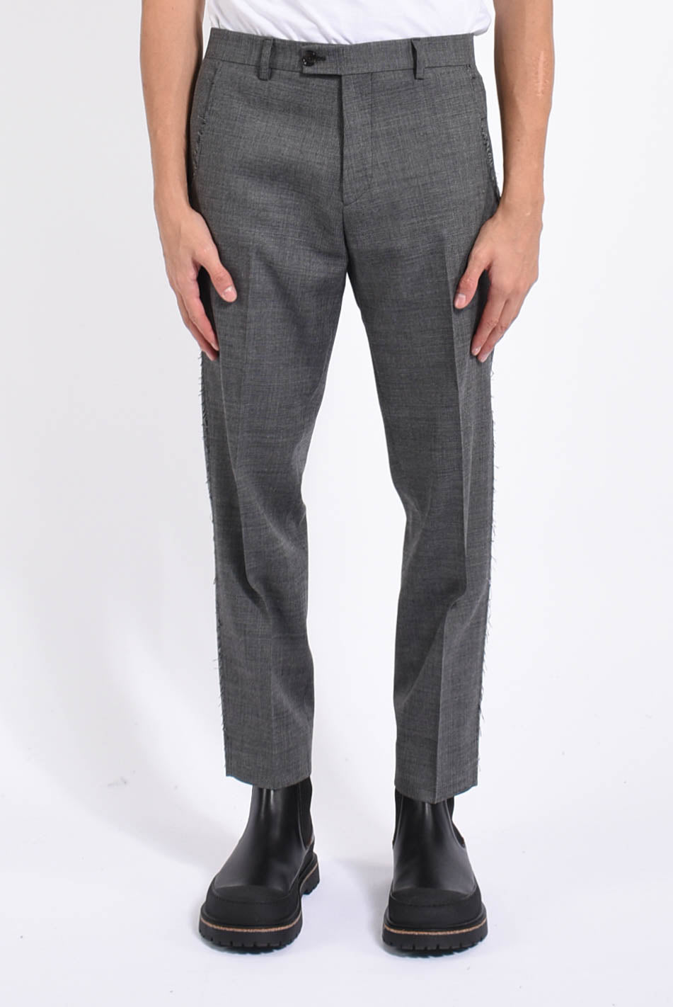 Pantaloni john in misto lana