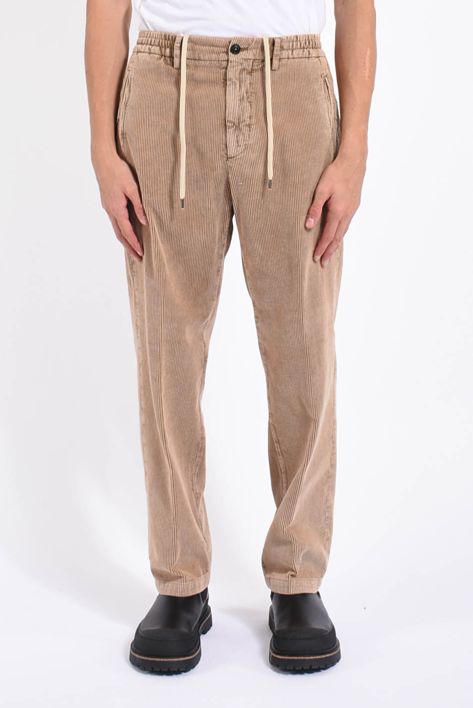 Pantaloni rudy in velluto a coste