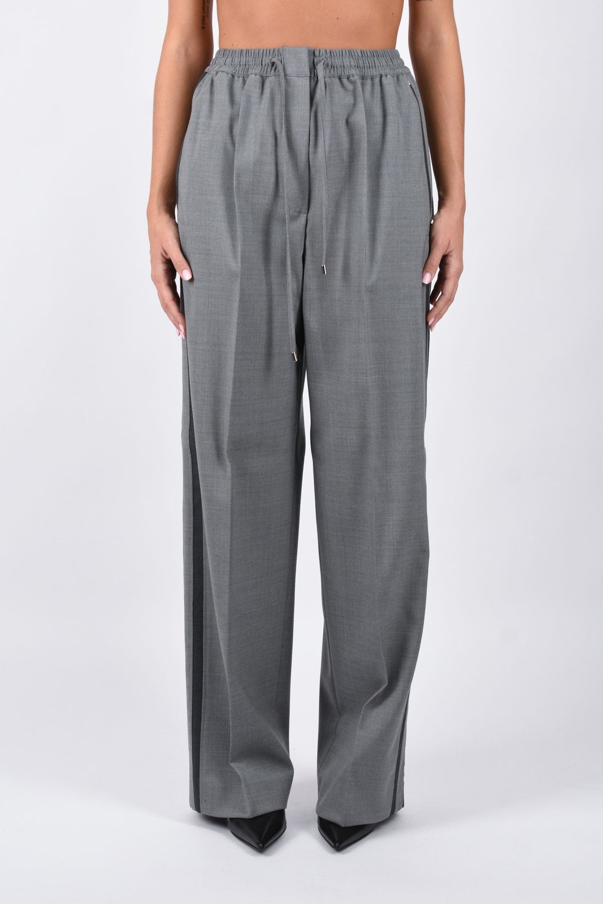 Jogger a vita bassa in lana stretch ACERI 2622136072