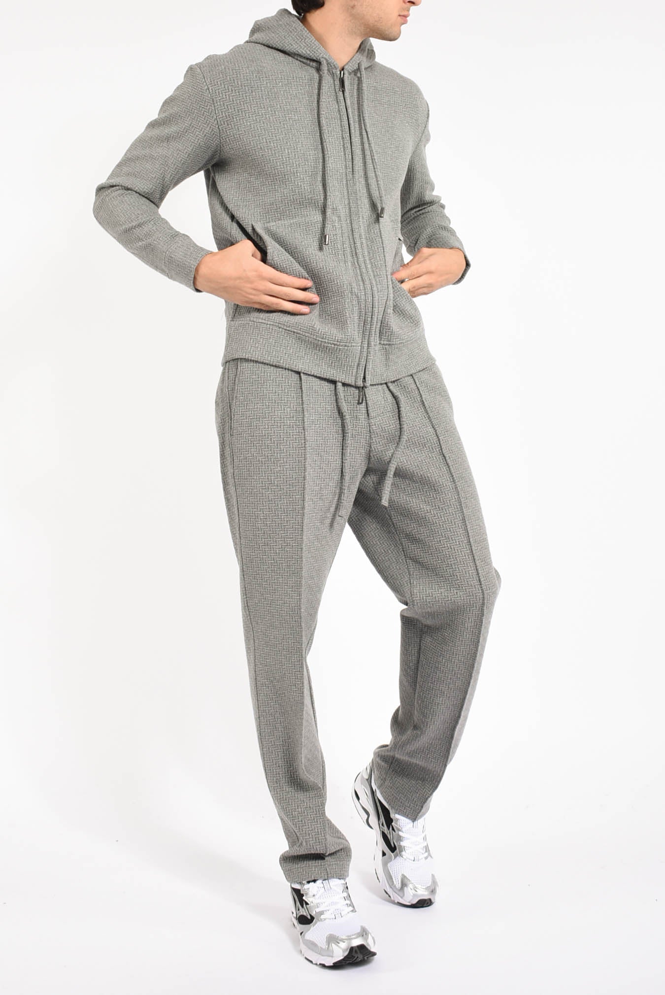 Felpa in misto cotone