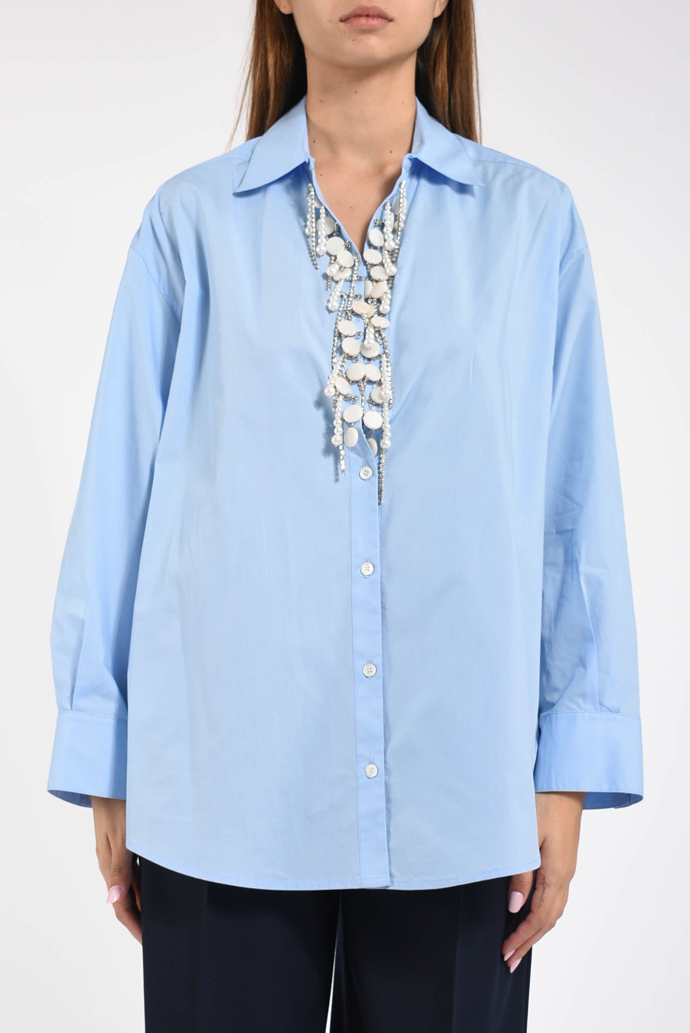 Camicia con applicazioni capirai