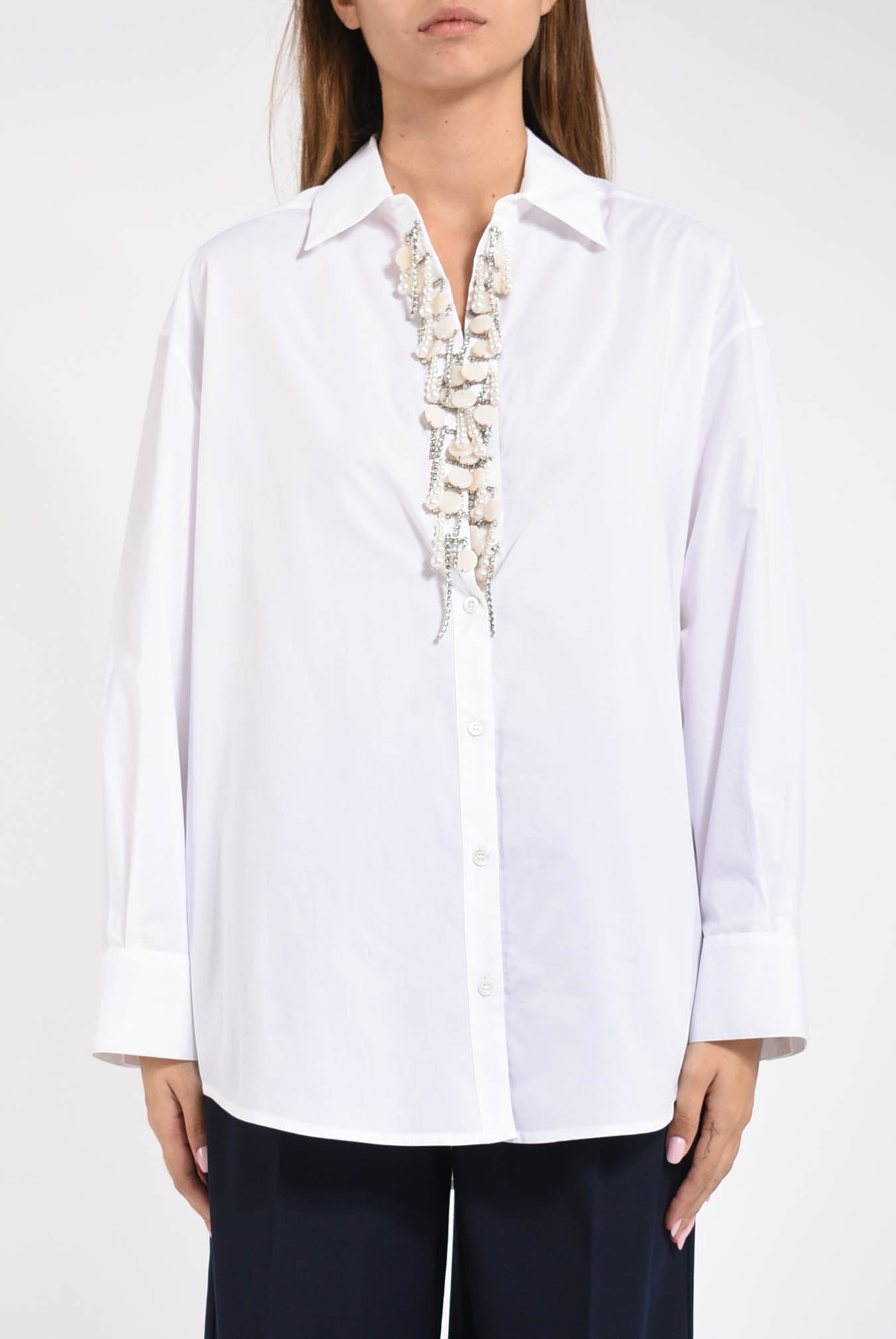 Camicia con applicazioni capirai