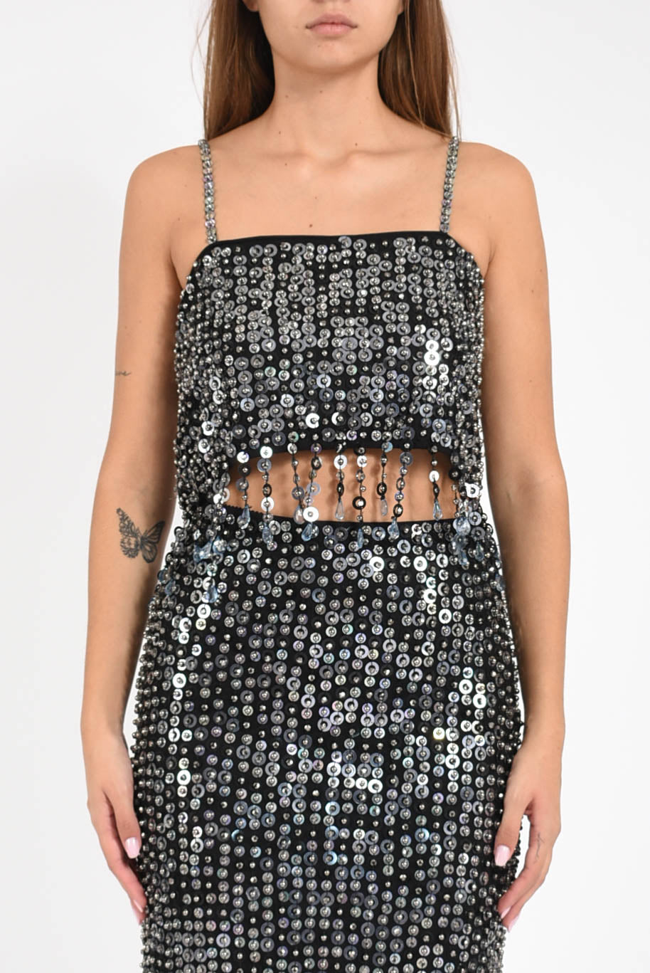 Top con paillettes pongo